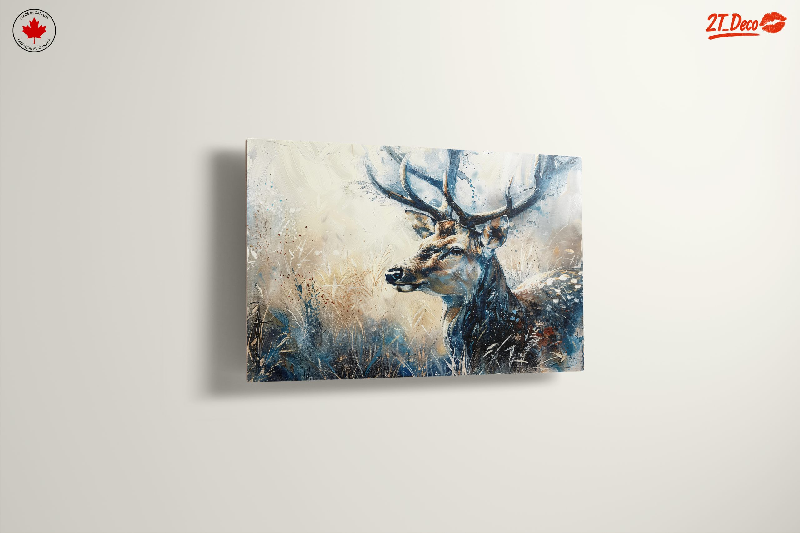 Majestic Deer in Artistic Style - Image 13