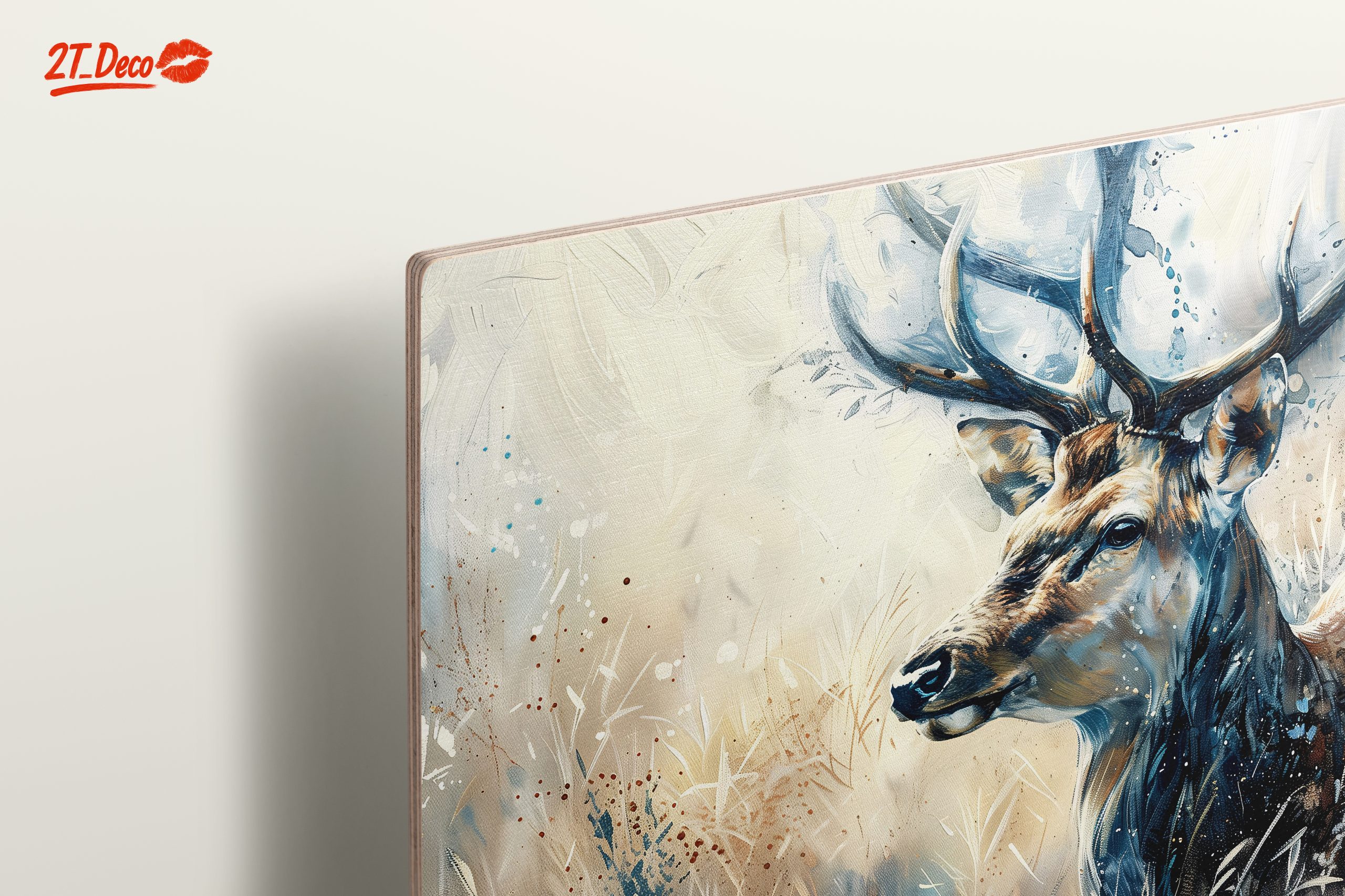 Majestic Deer in Artistic Style - Image 15