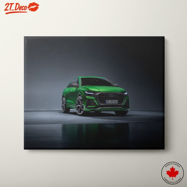 Dynamic Green Audi RS Q8 Car Art