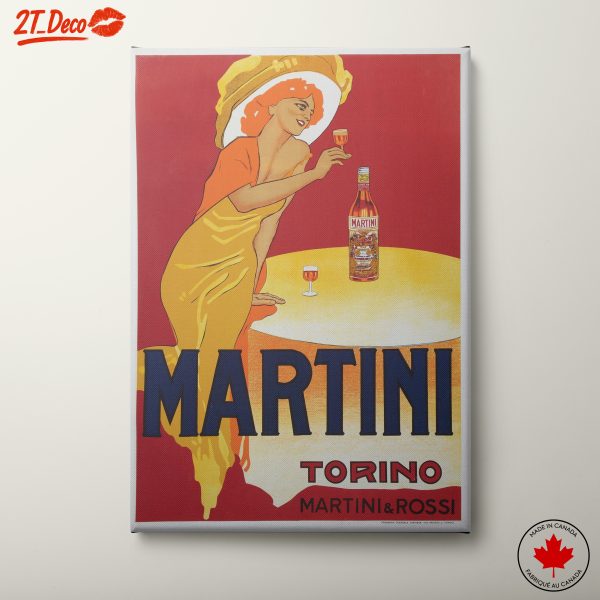 Vintage Martini Advertisement Art