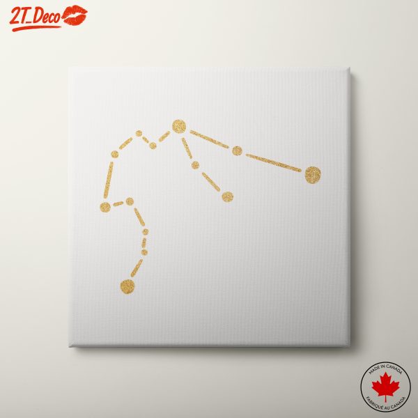 Celestial Gold Constellation Artwork for Home DΓ©cor