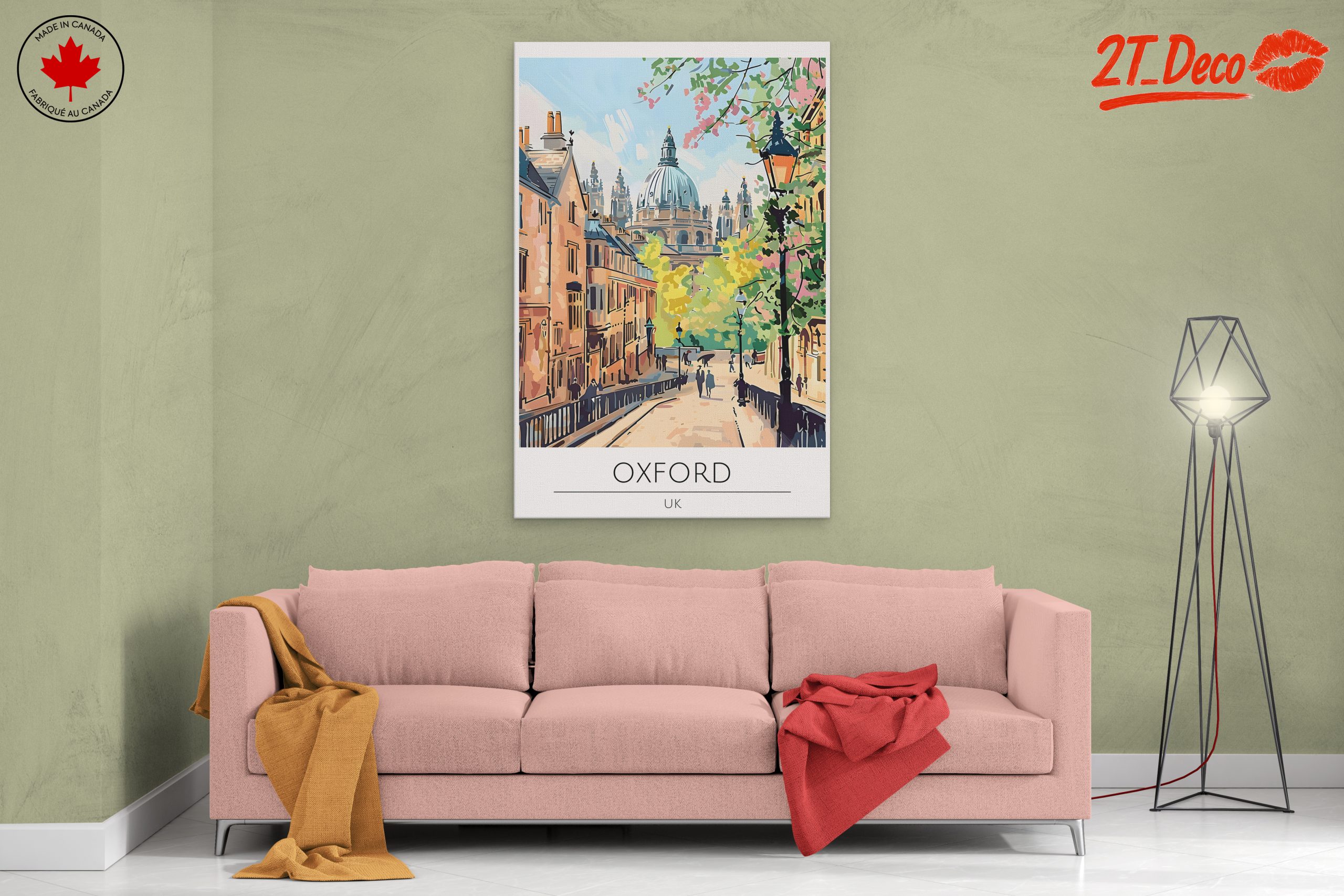 Charming Oxford Cityscape Artwork - Image 2