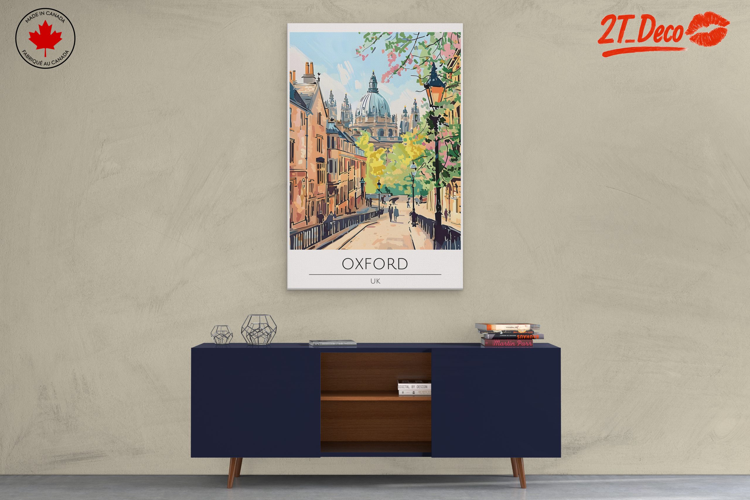 Charming Oxford Cityscape Artwork - Image 3