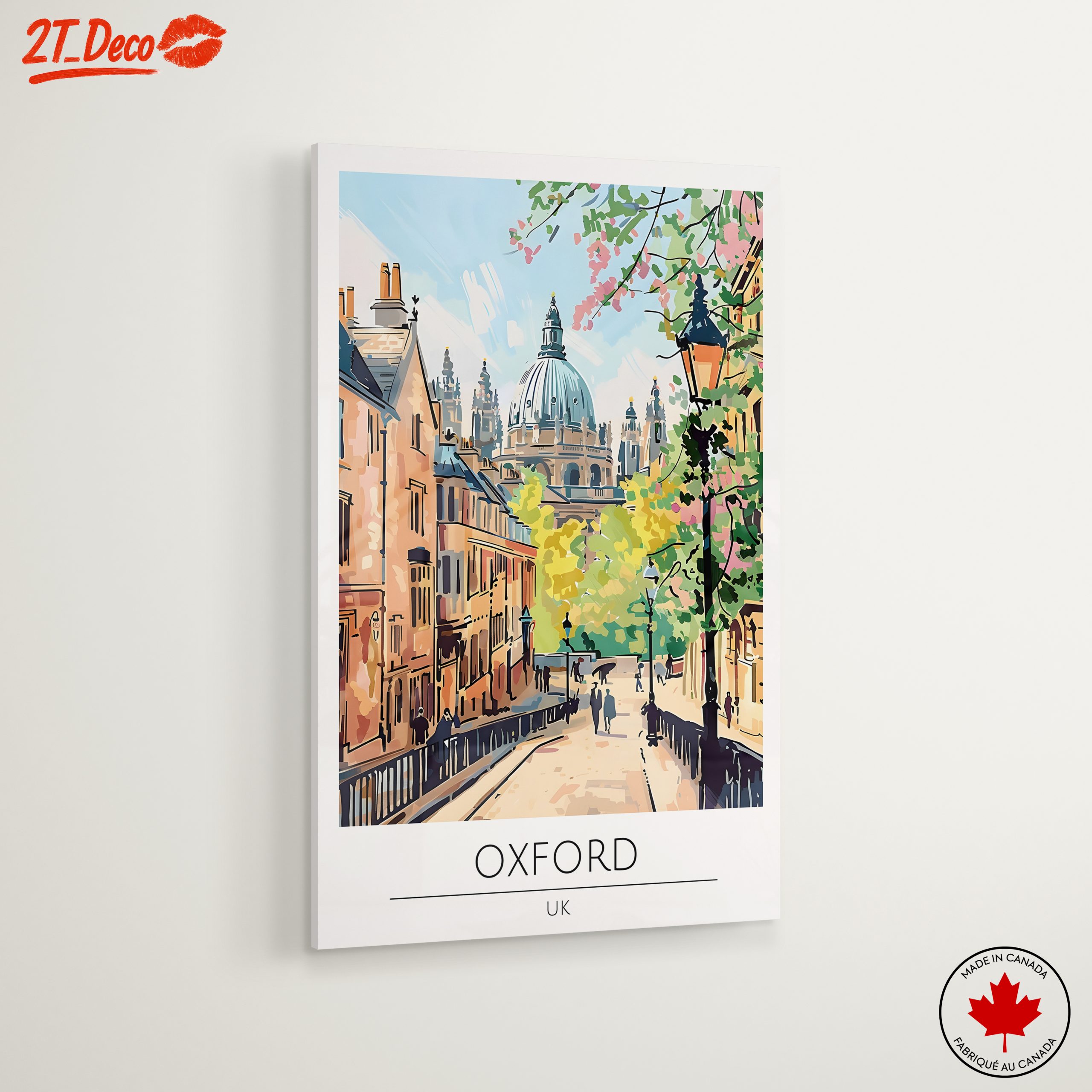 Charming Oxford Cityscape Artwork - Image 6