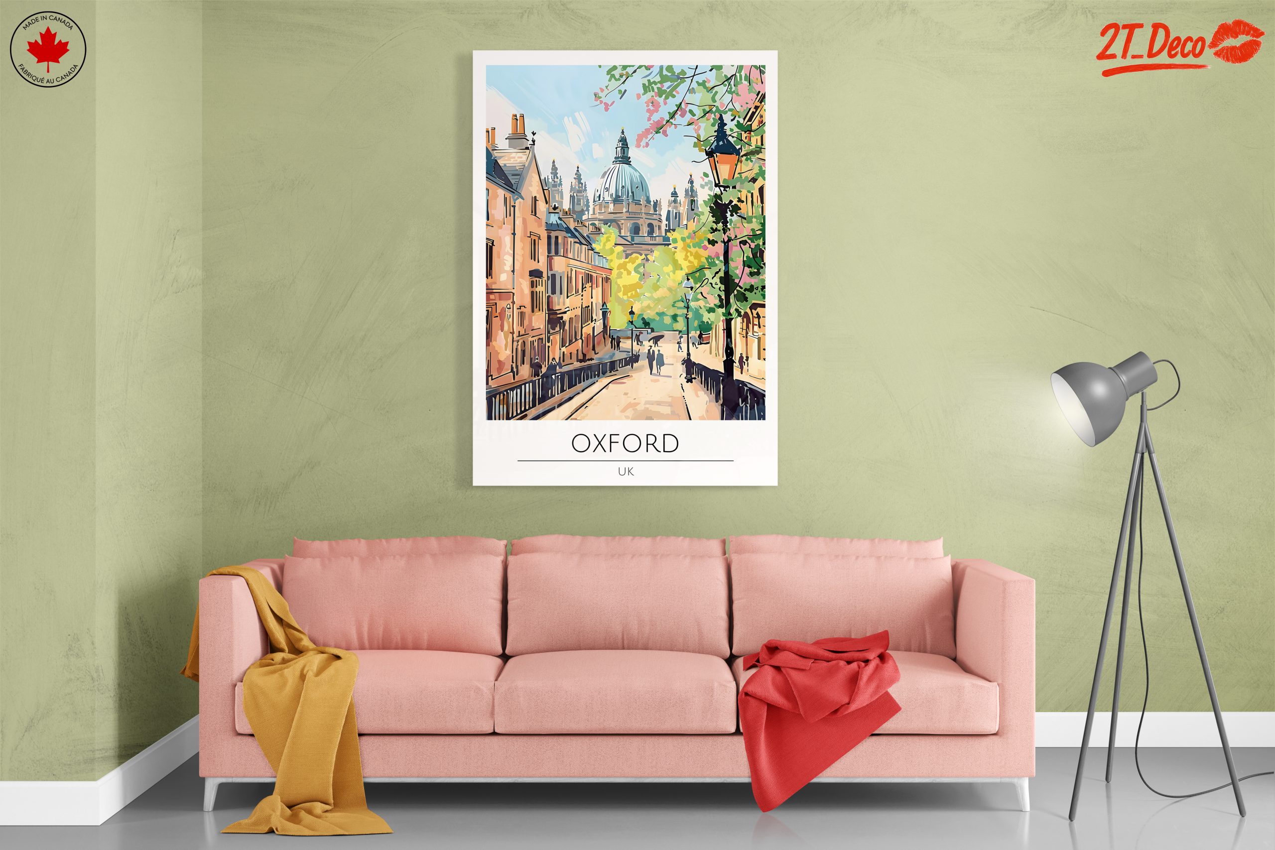 Charming Oxford Cityscape Artwork - Image 7