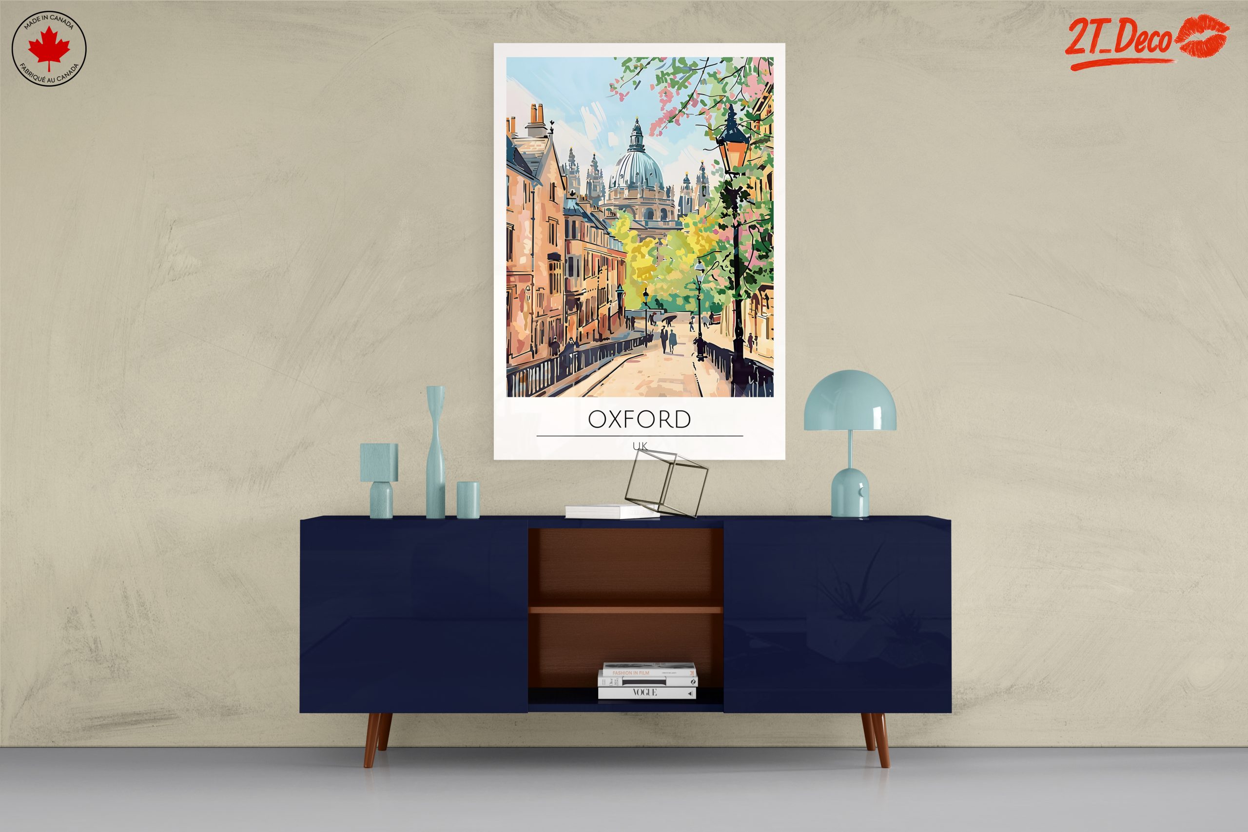 Charming Oxford Cityscape Artwork - Image 8