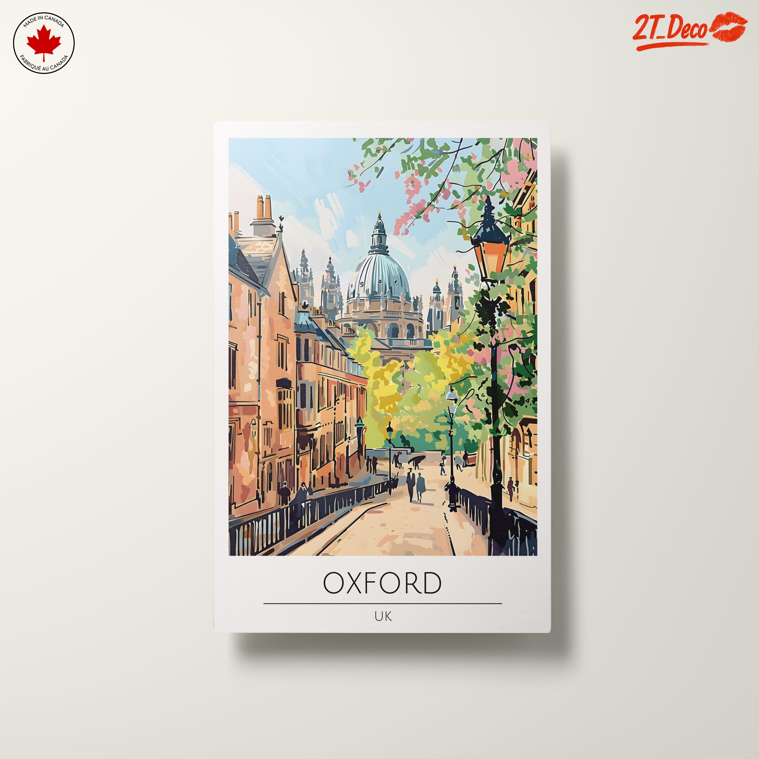 Charming Oxford Cityscape Artwork - Image 10