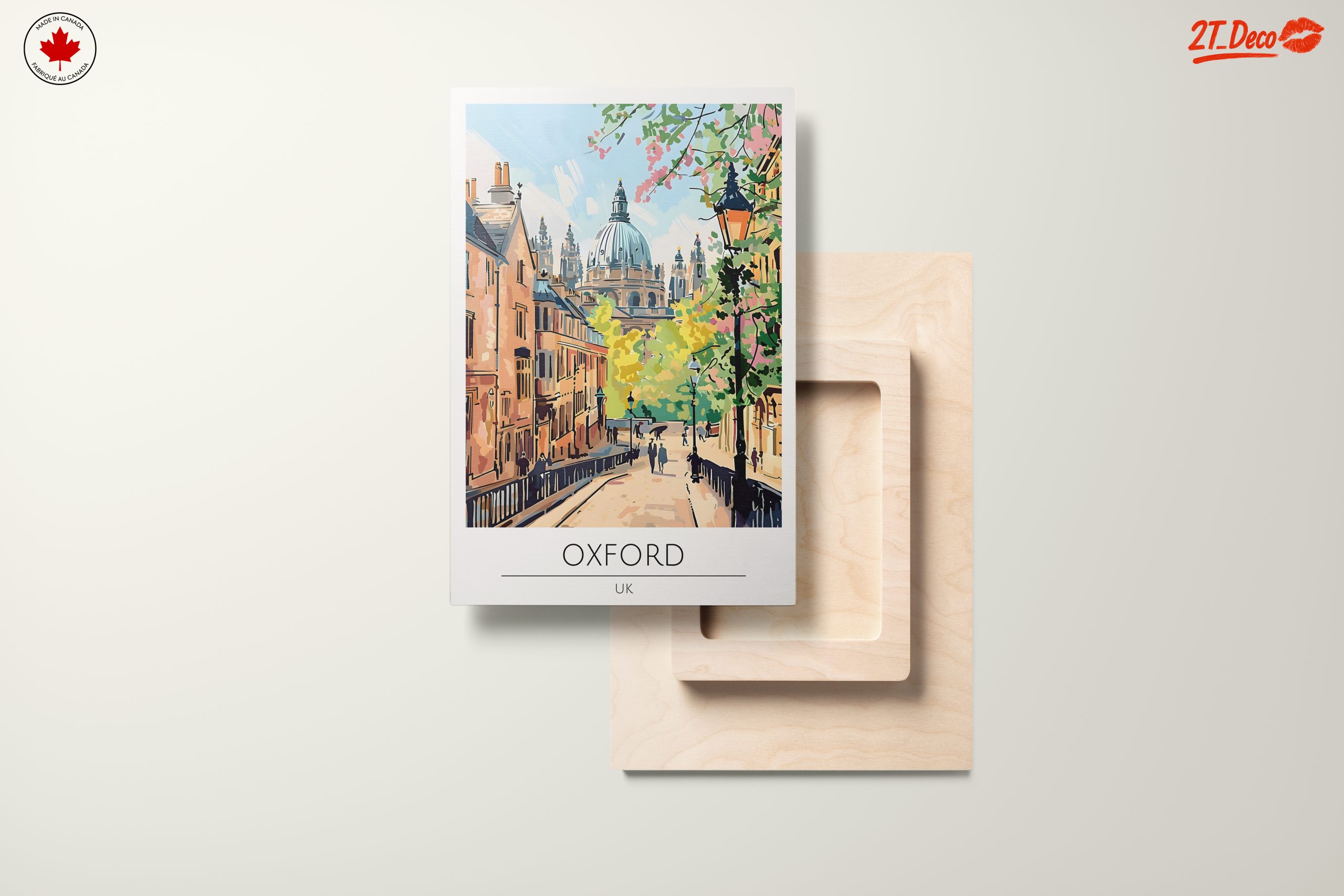 Charming Oxford Cityscape Artwork - Image 11