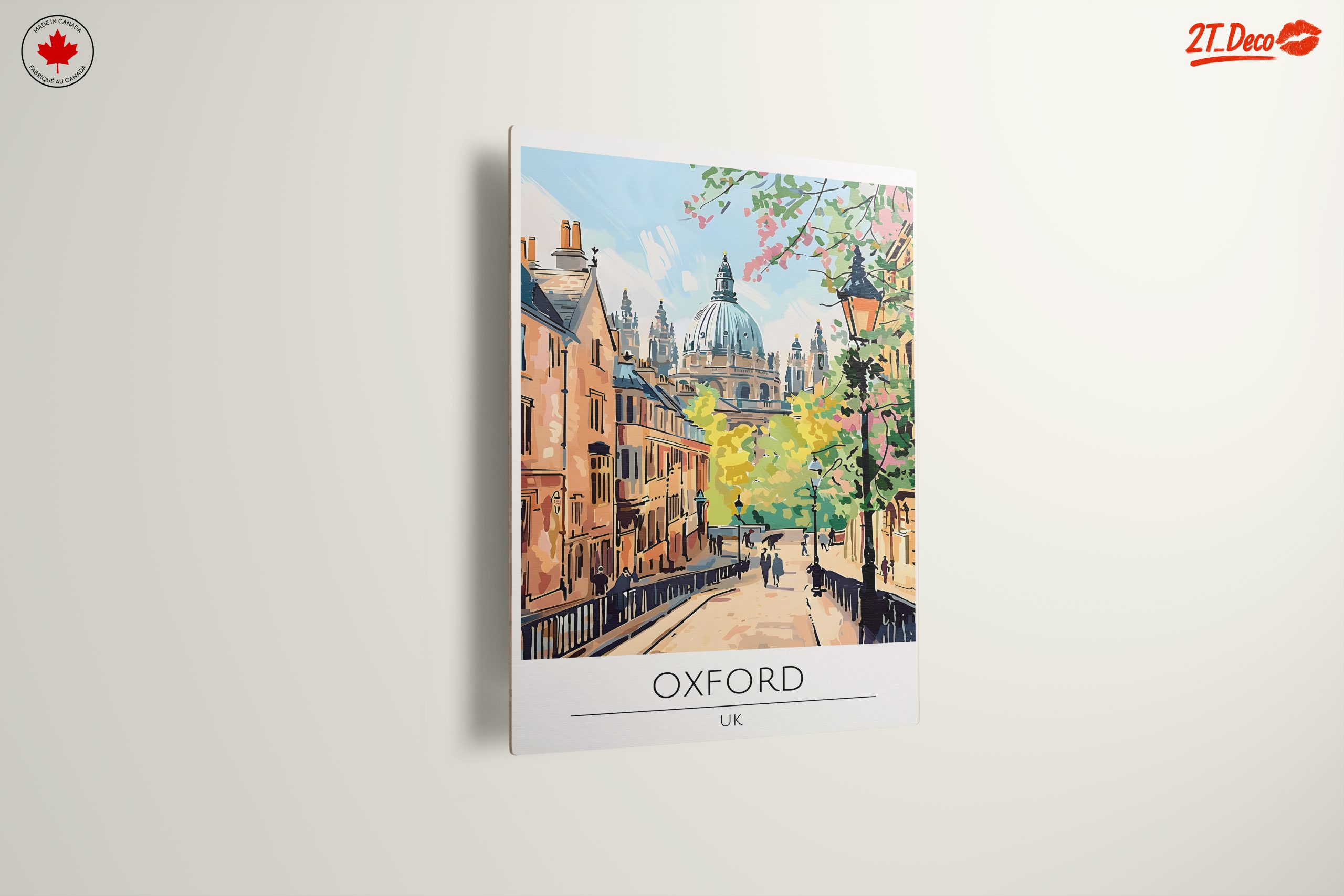 Charming Oxford Cityscape Artwork - Image 13