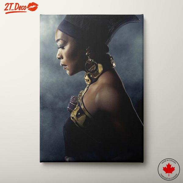 Elegant Afro Art Portrait