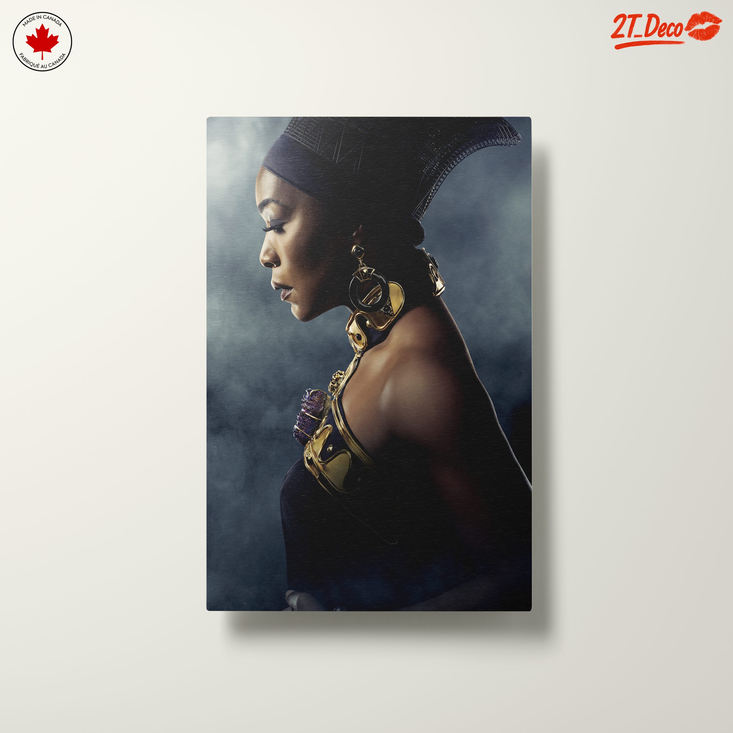 Elegant Afro Art Portrait - Image 10