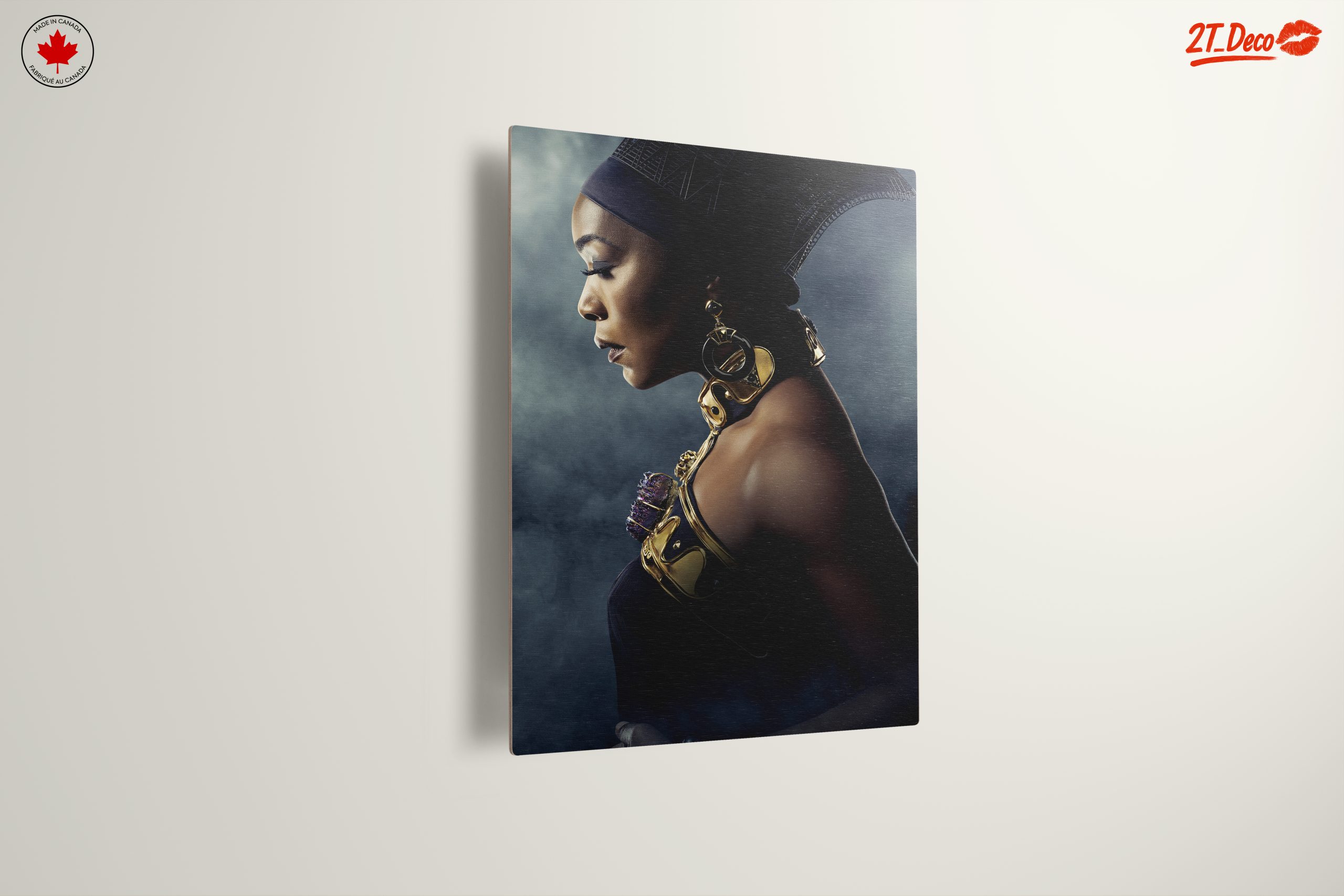 Elegant Afro Art Portrait - Image 13