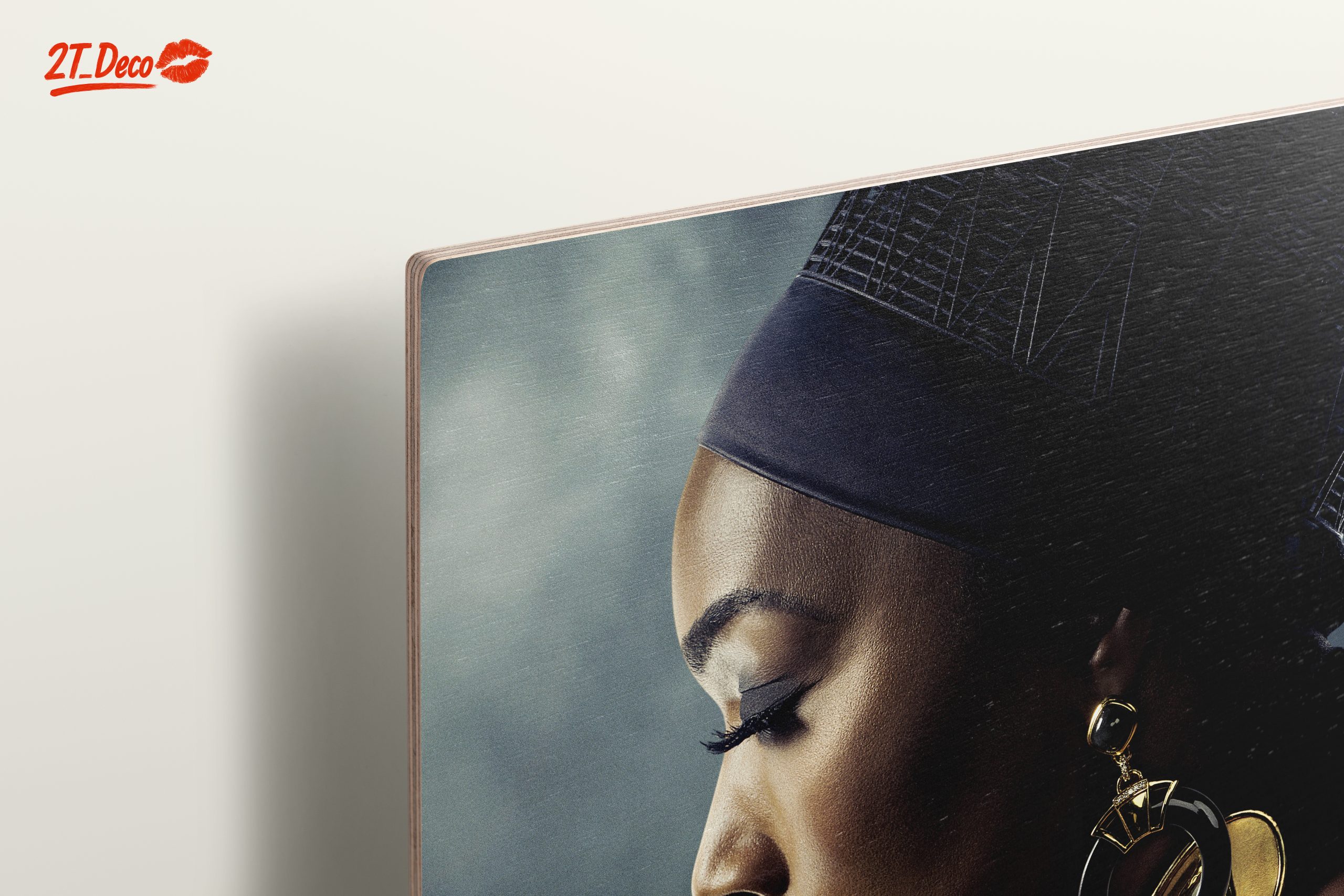 Elegant Afro Art Portrait - Image 15