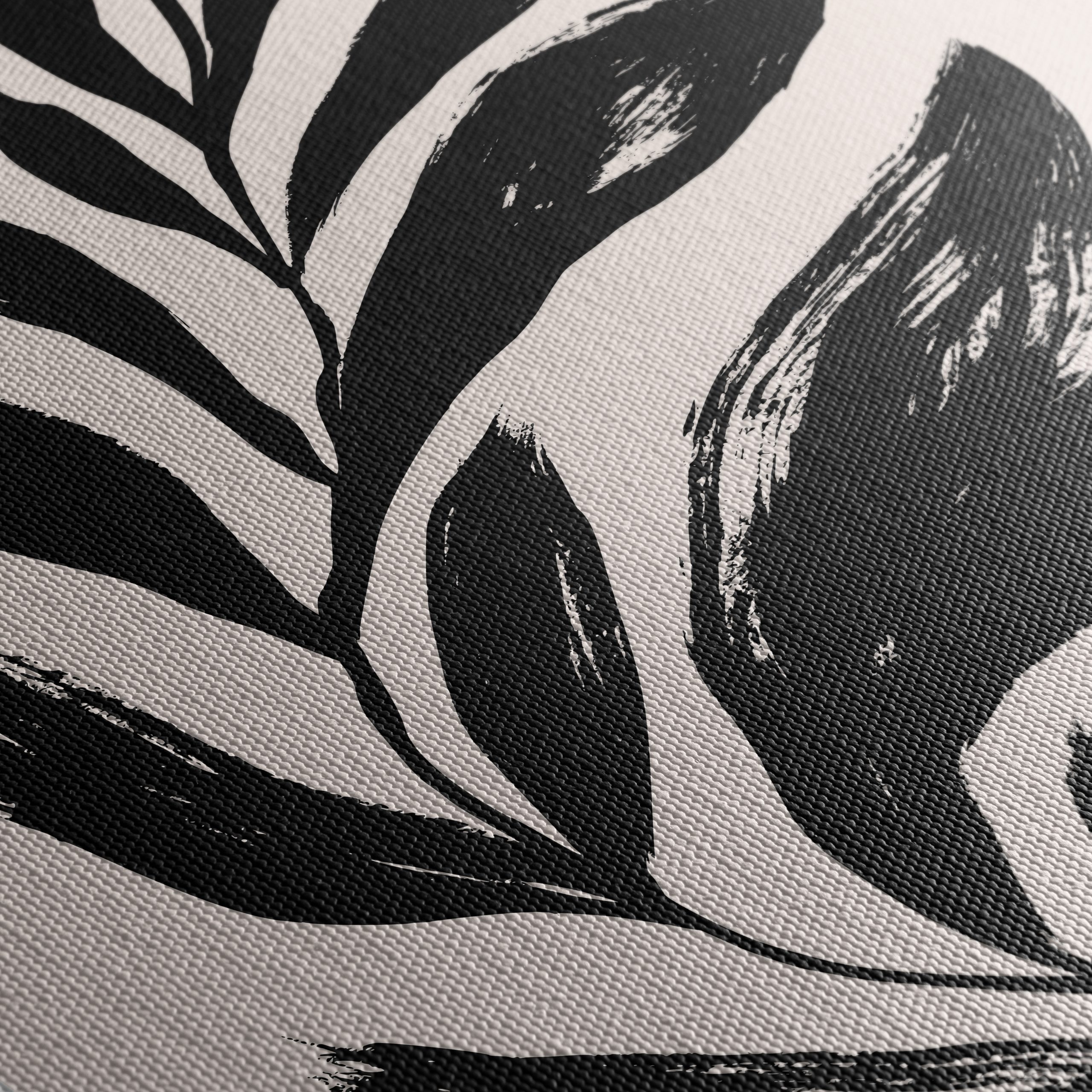 Bold Abstract Botanical Artwork - Image 5