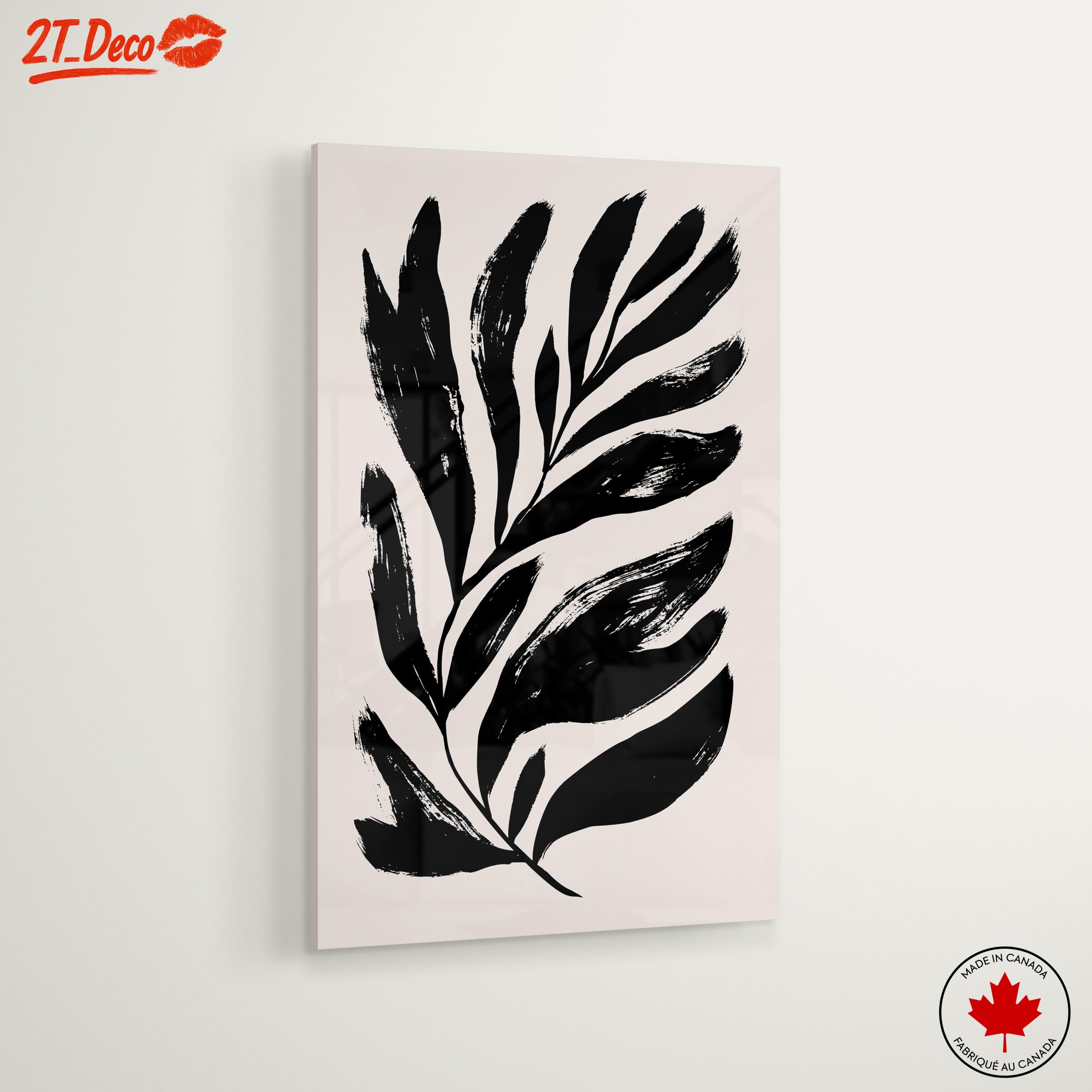 Bold Abstract Botanical Artwork - Image 6