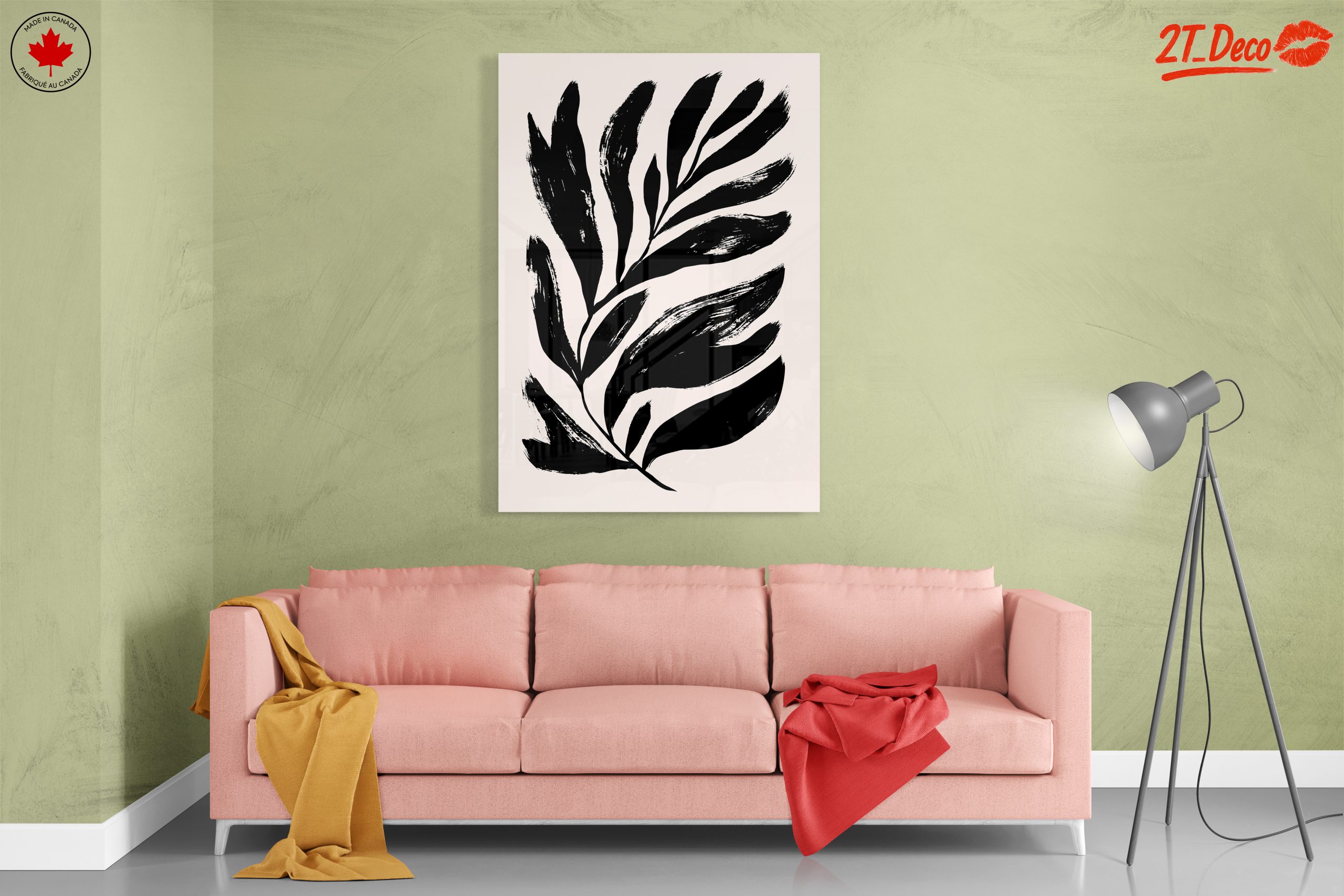 Bold Abstract Botanical Artwork - Image 7