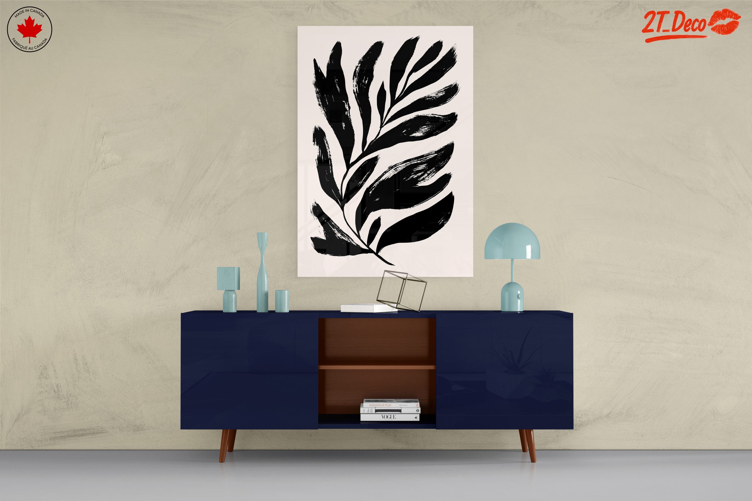 Bold Abstract Botanical Artwork - Image 8