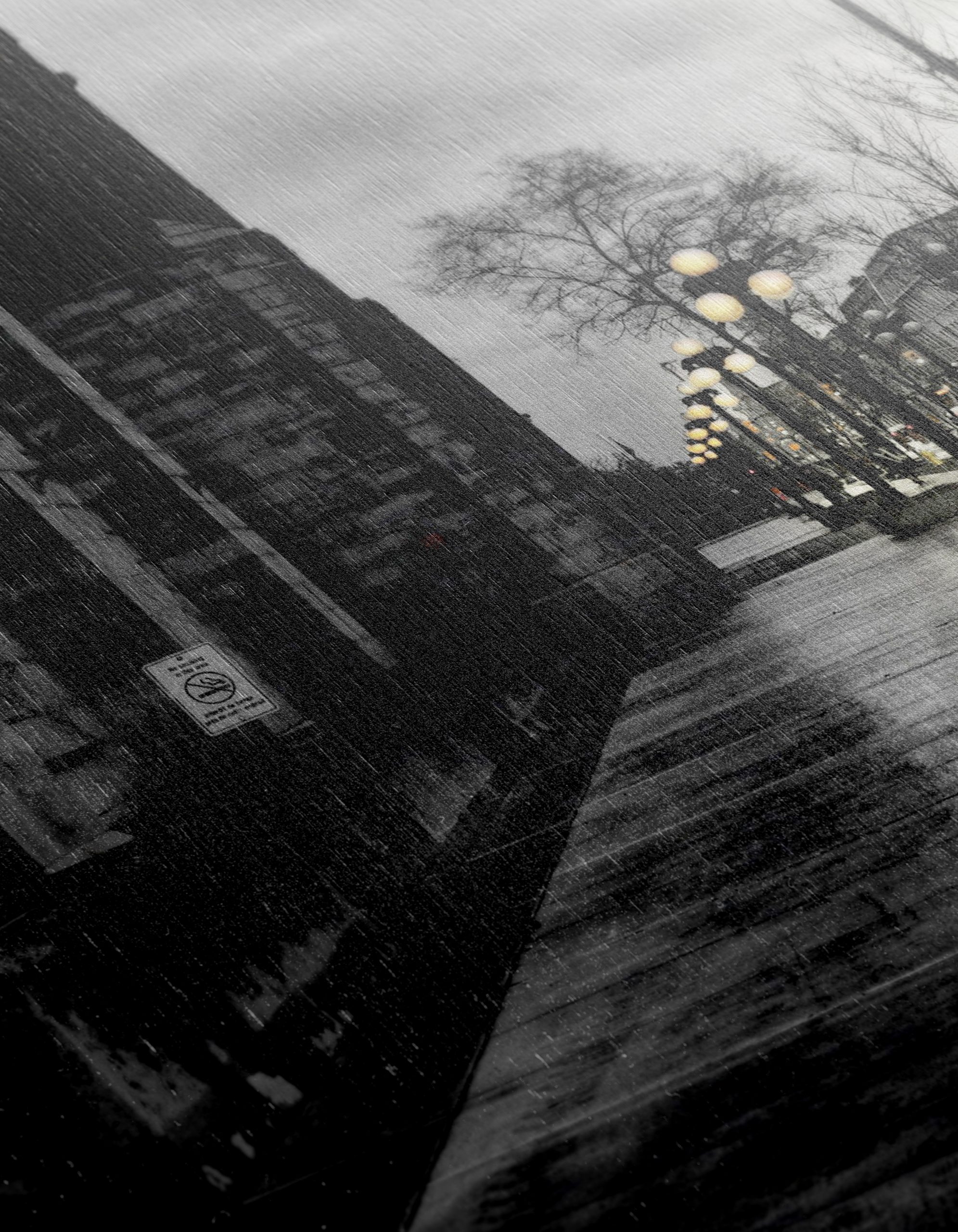 Urban Nightscape with Lamp Posts - Image 12