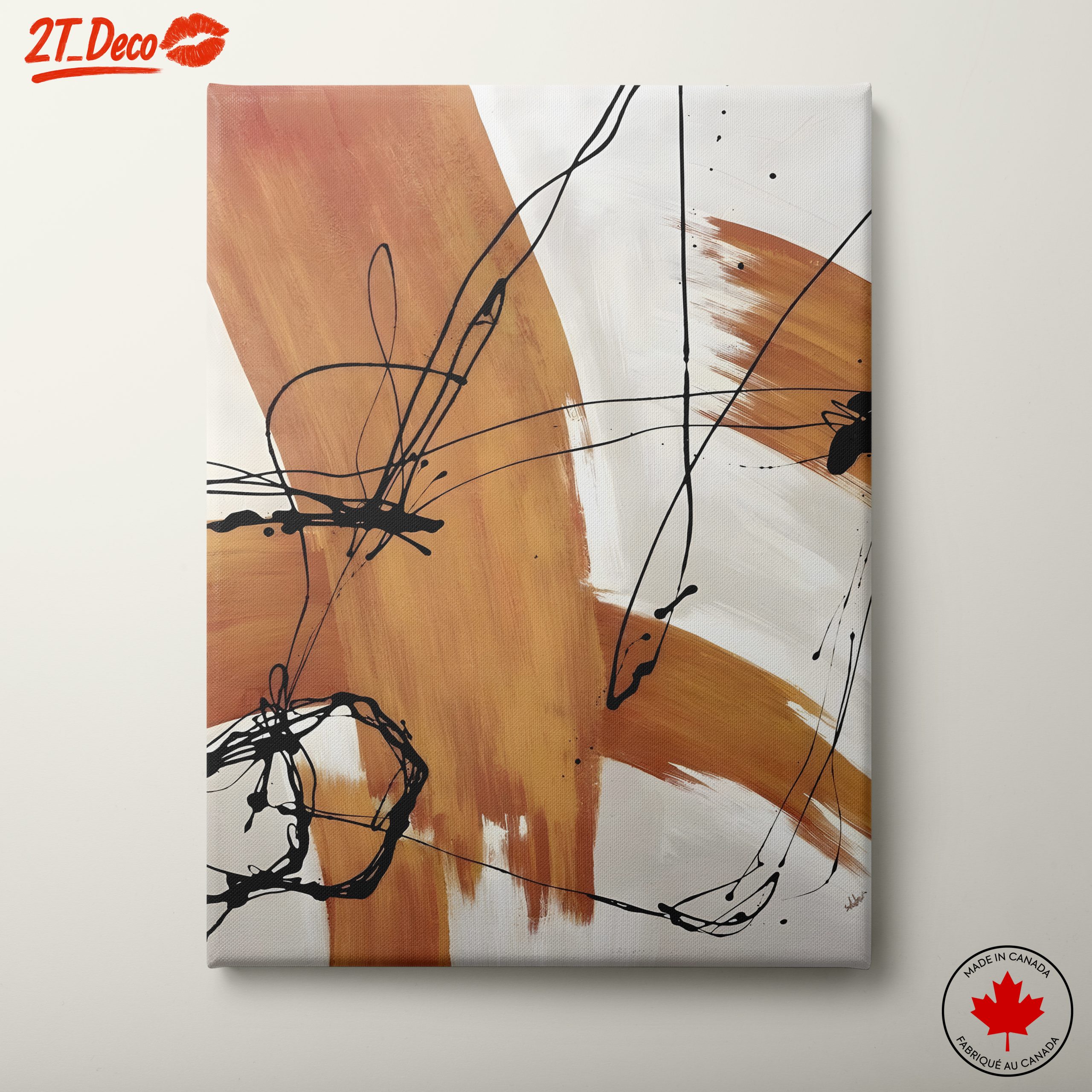 Dynamic Abstract Art Composition