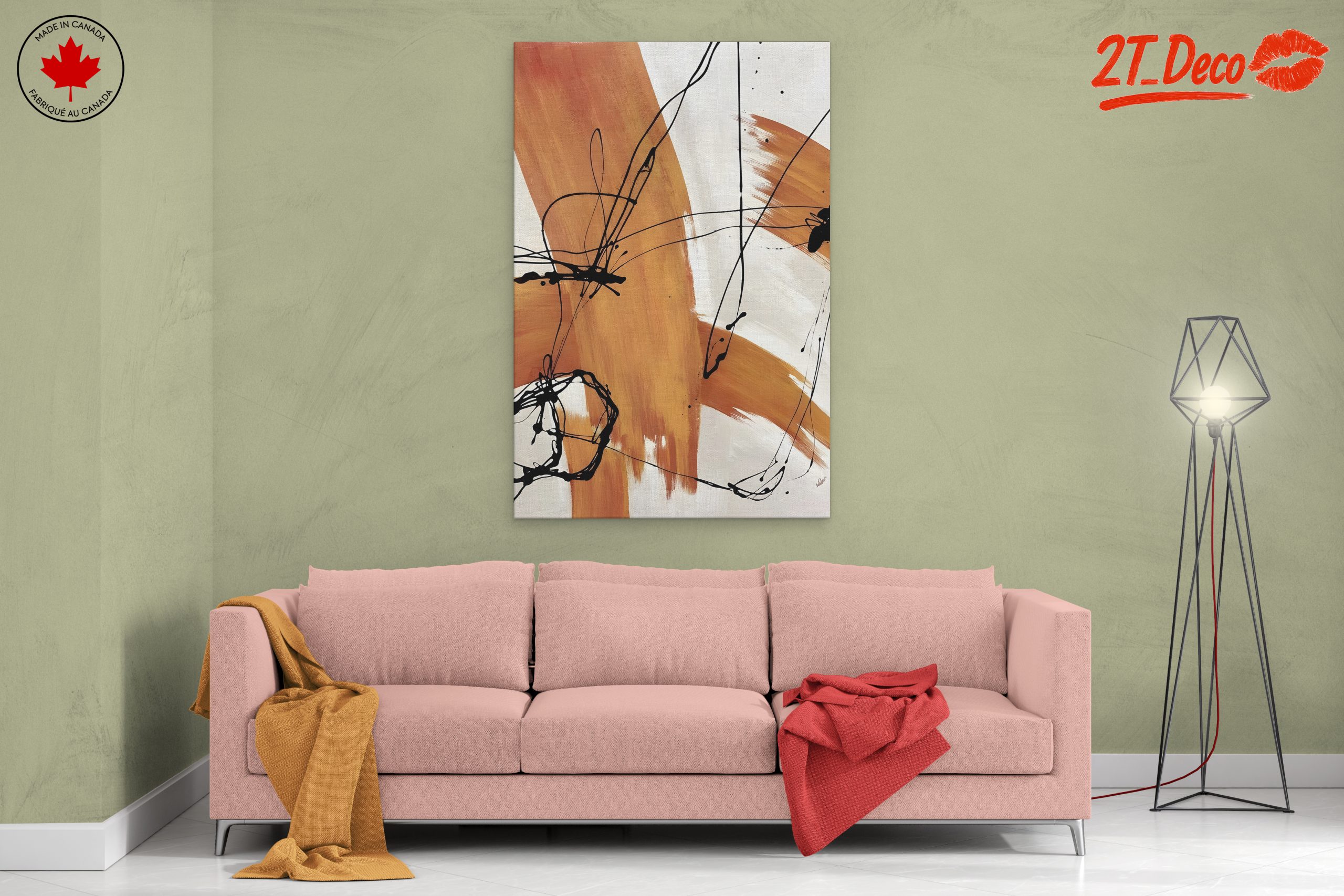 Dynamic Abstract Art Composition - Image 2