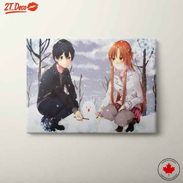 Sword Art Online Winter Scene Art