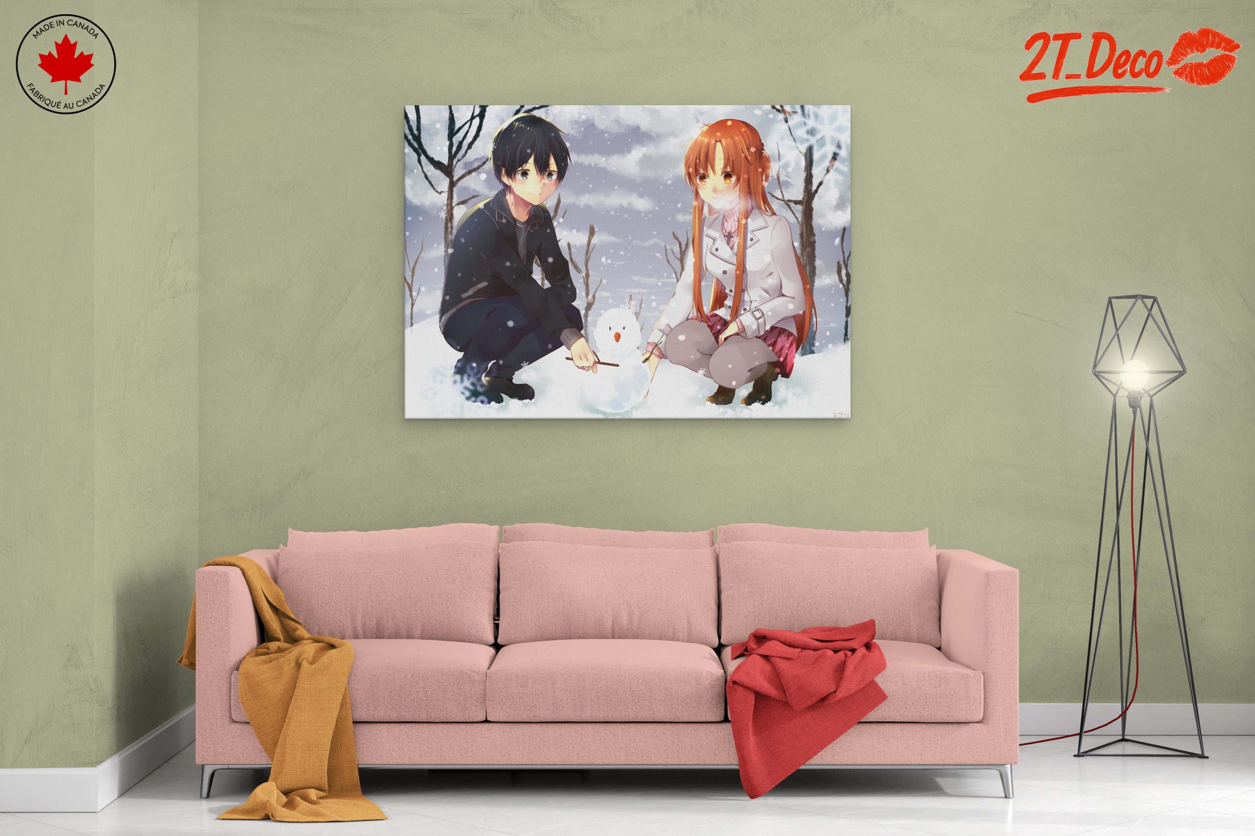 Sword Art Online Winter Scene Art - Image 2