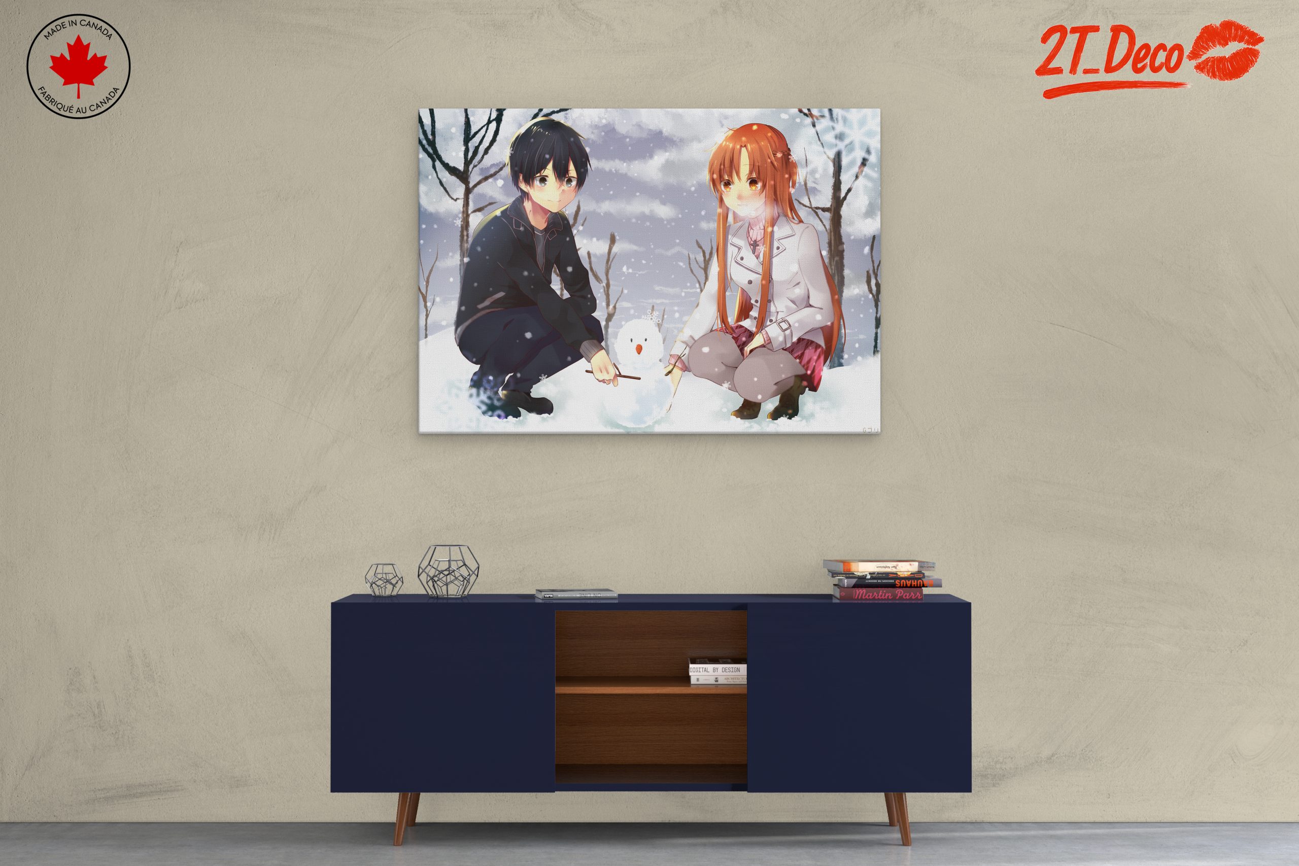 Sword Art Online Winter Scene Art - Image 3