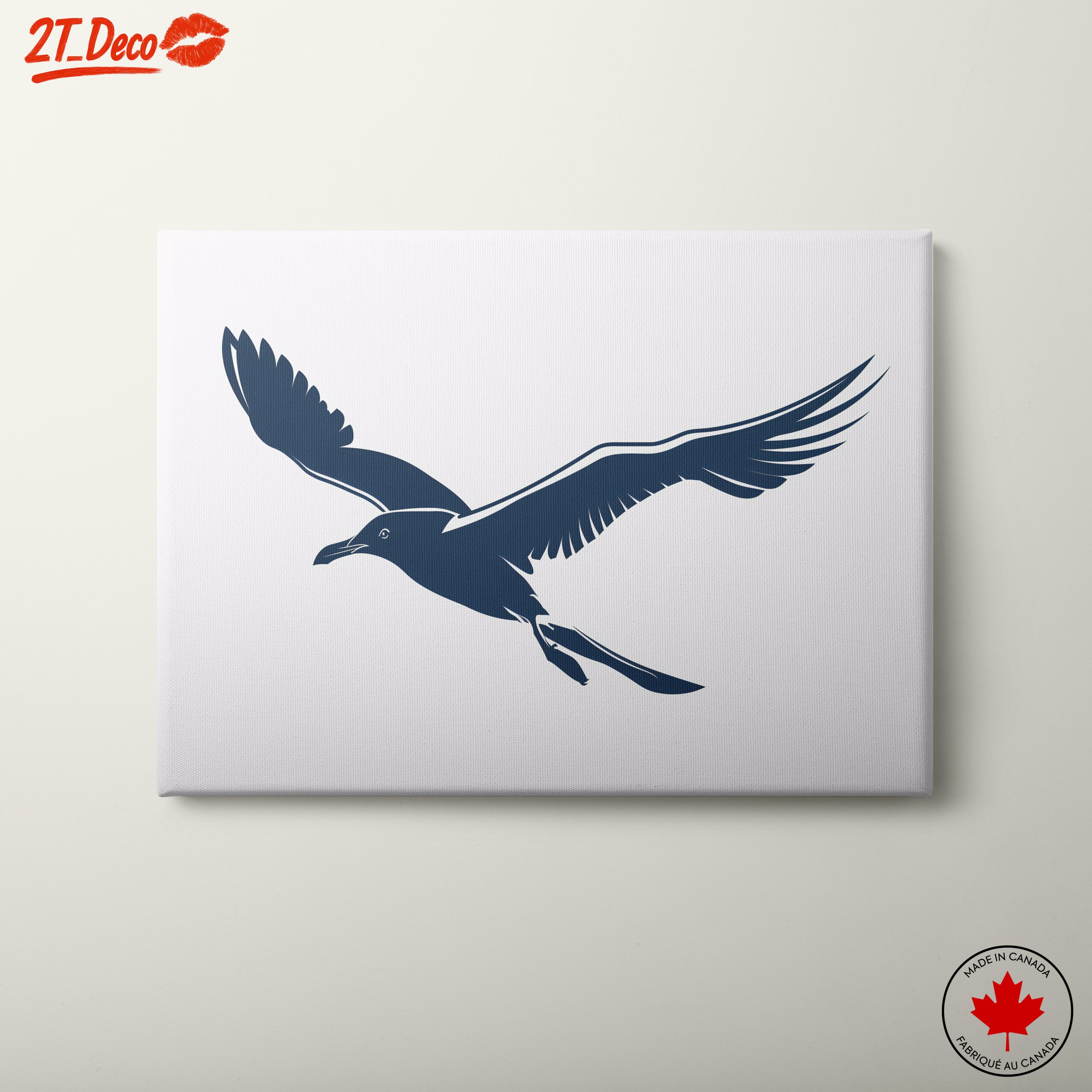 Elegant Bird in Flight Wall Art