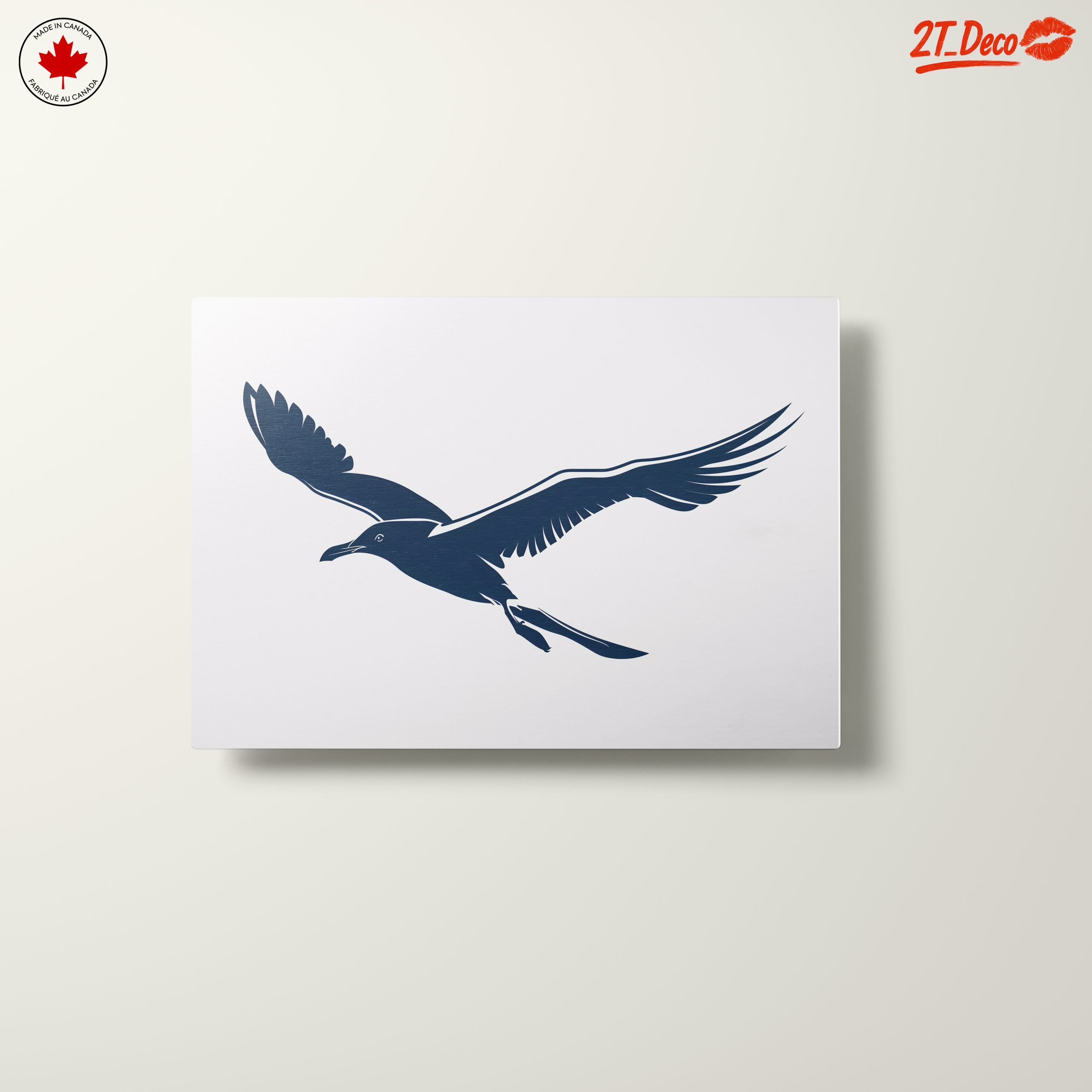 Elegant Bird in Flight Wall Art - Image 10