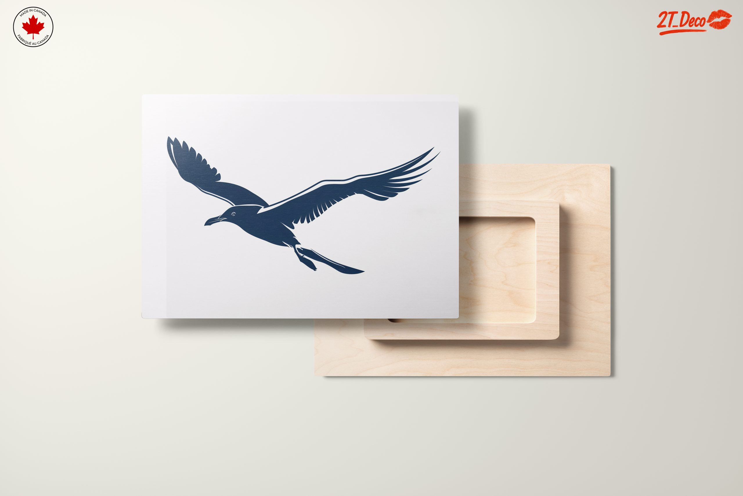 Elegant Bird in Flight Wall Art - Image 11