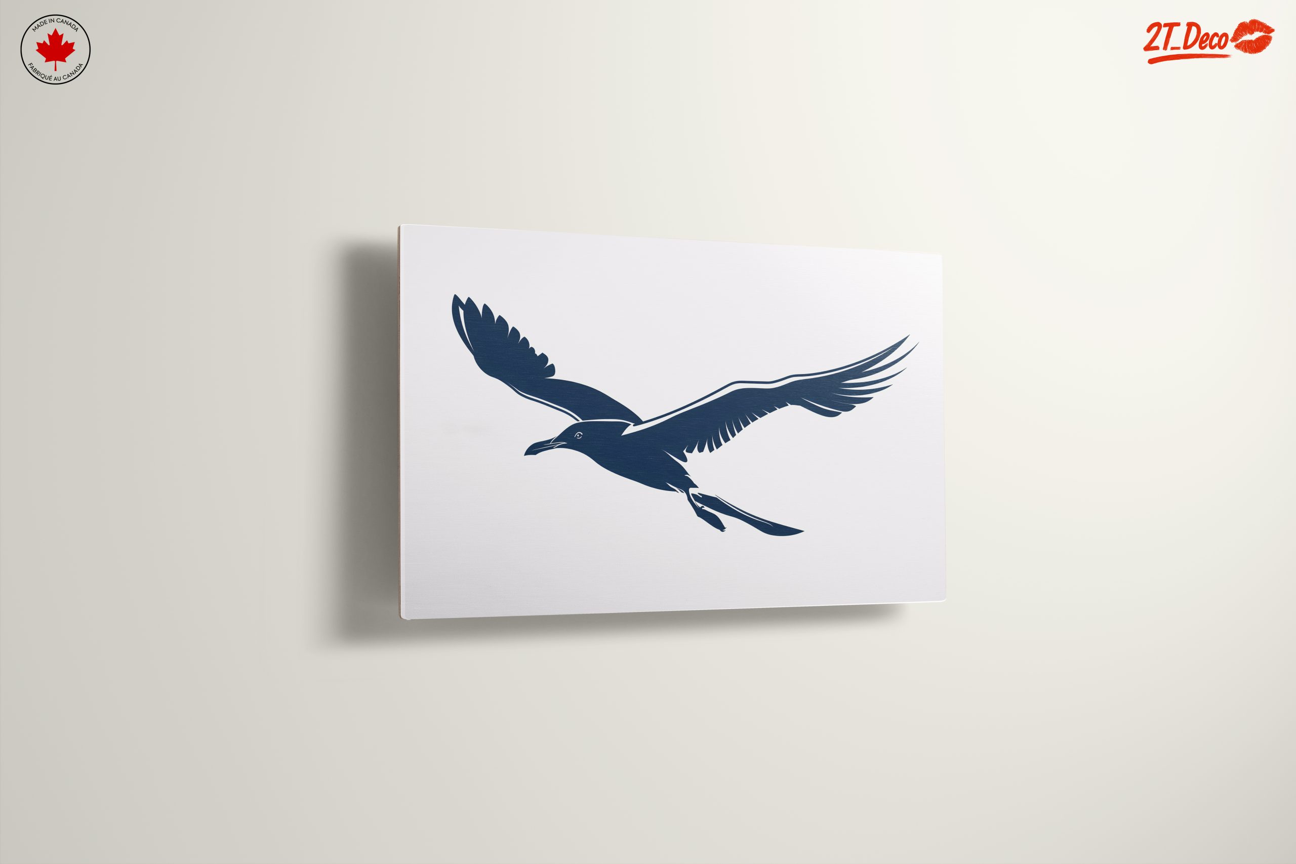Elegant Bird in Flight Wall Art - Image 13