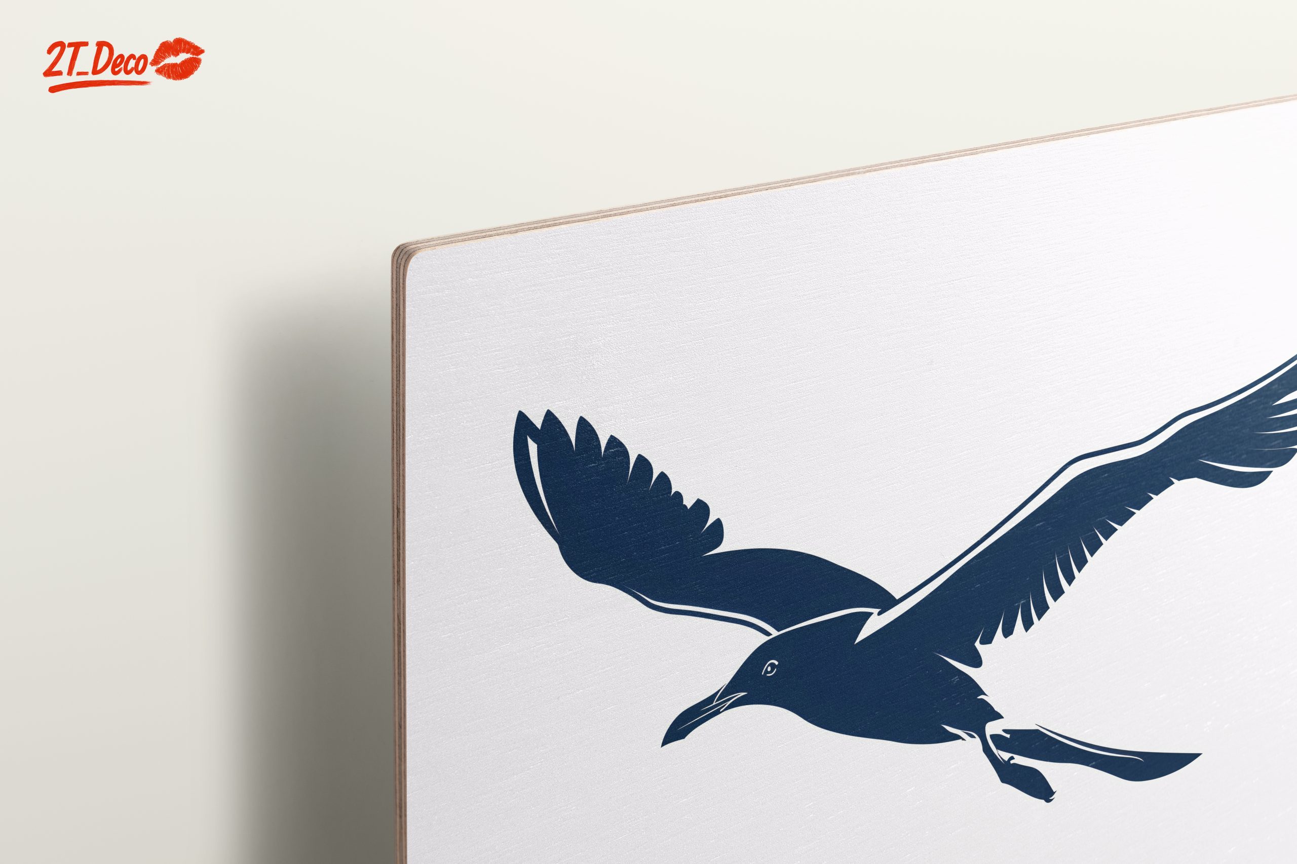 Elegant Bird in Flight Wall Art - Image 15