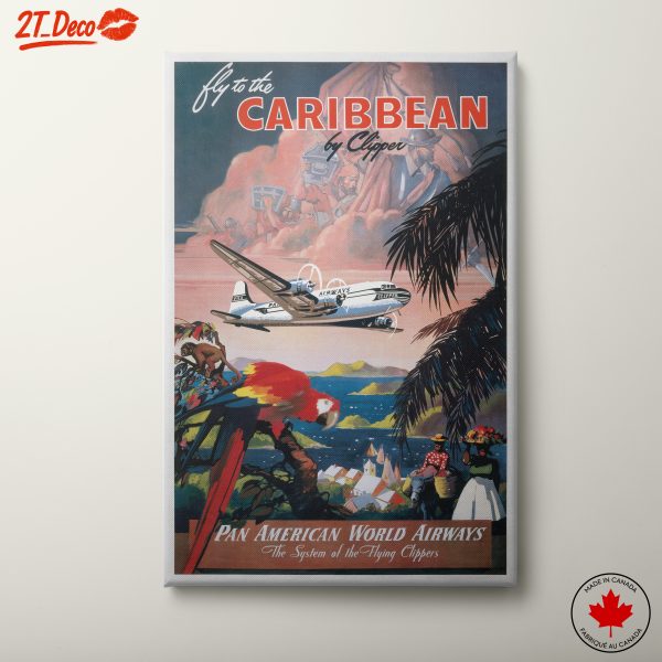 Vintage Caribbean Travel Advertisement