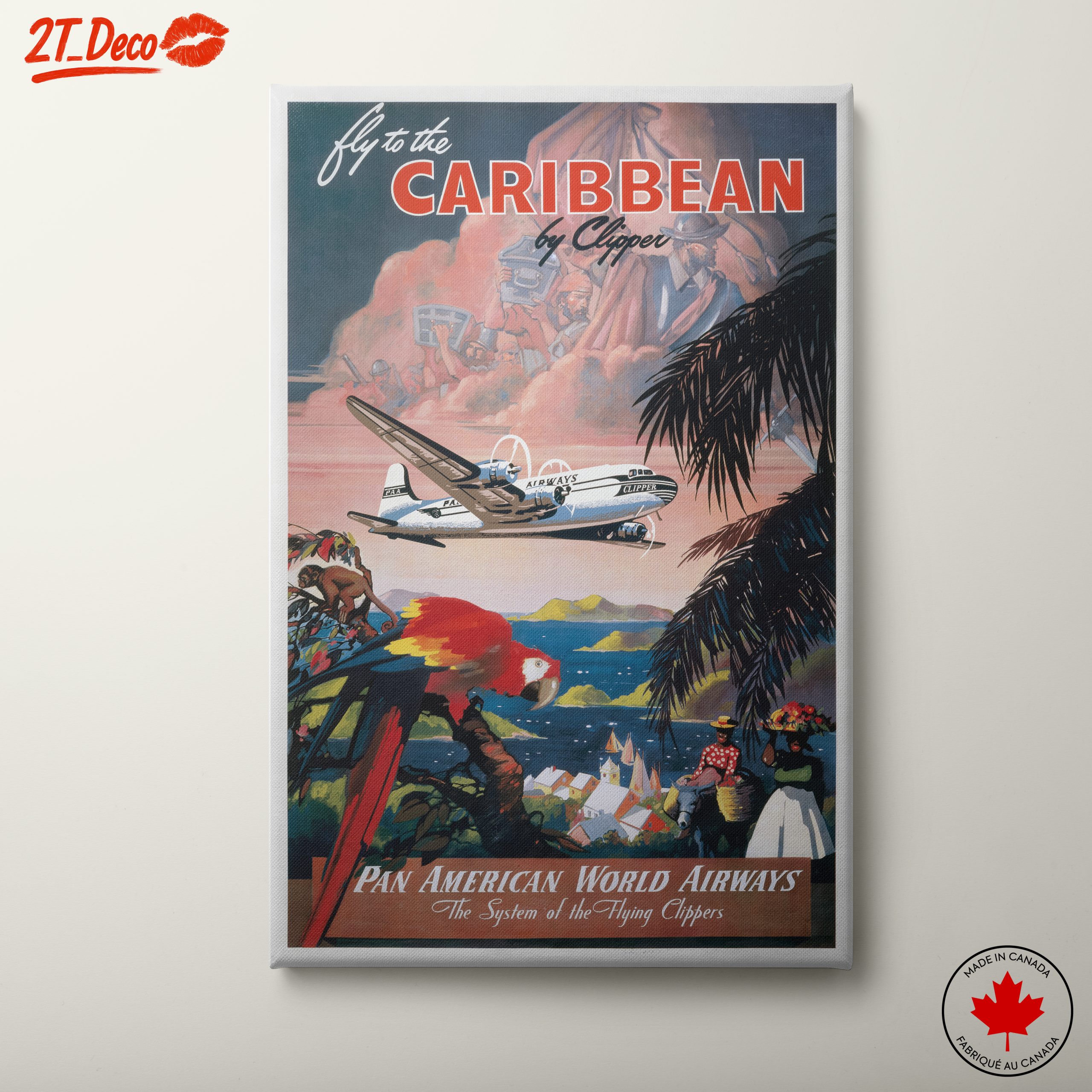 Vintage Caribbean Travel Advertisement