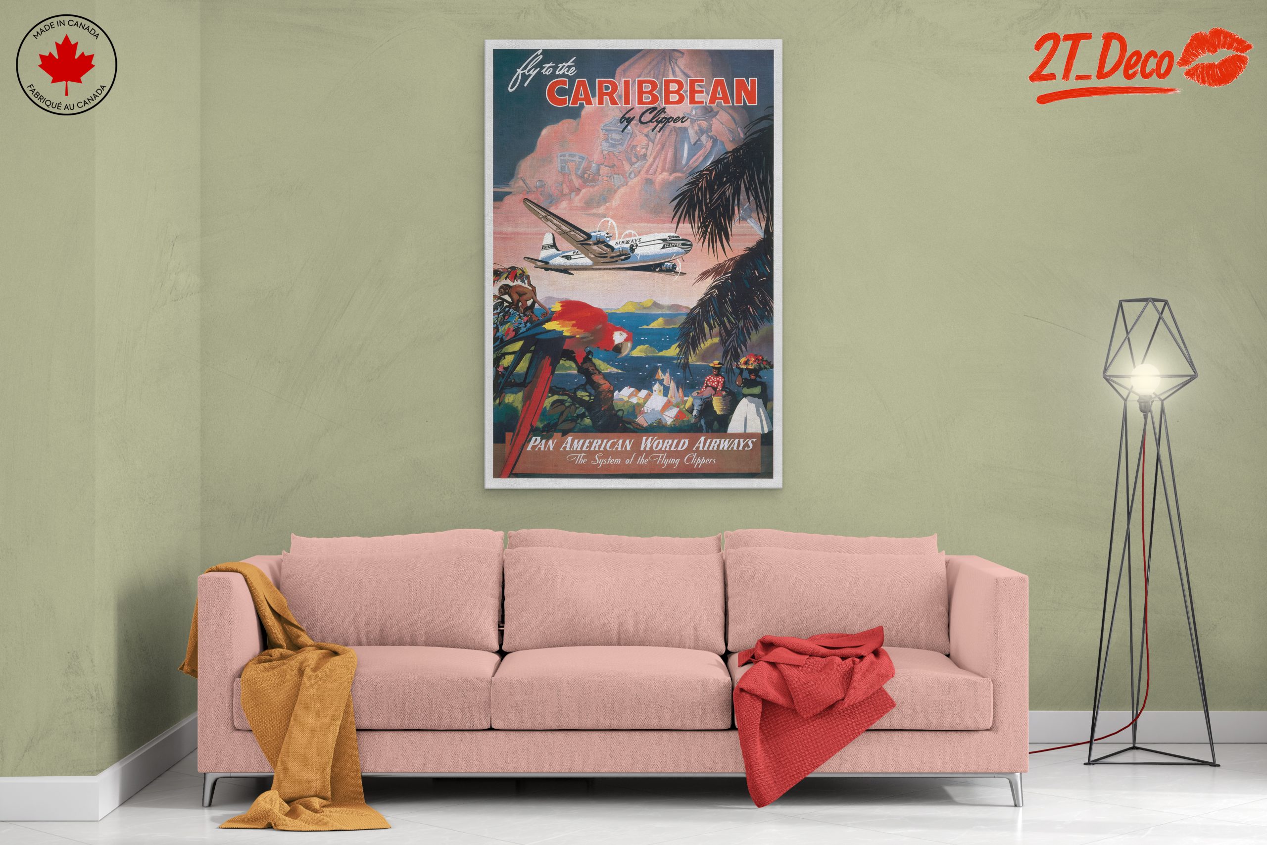 Vintage Caribbean Travel Advertisement - Image 2