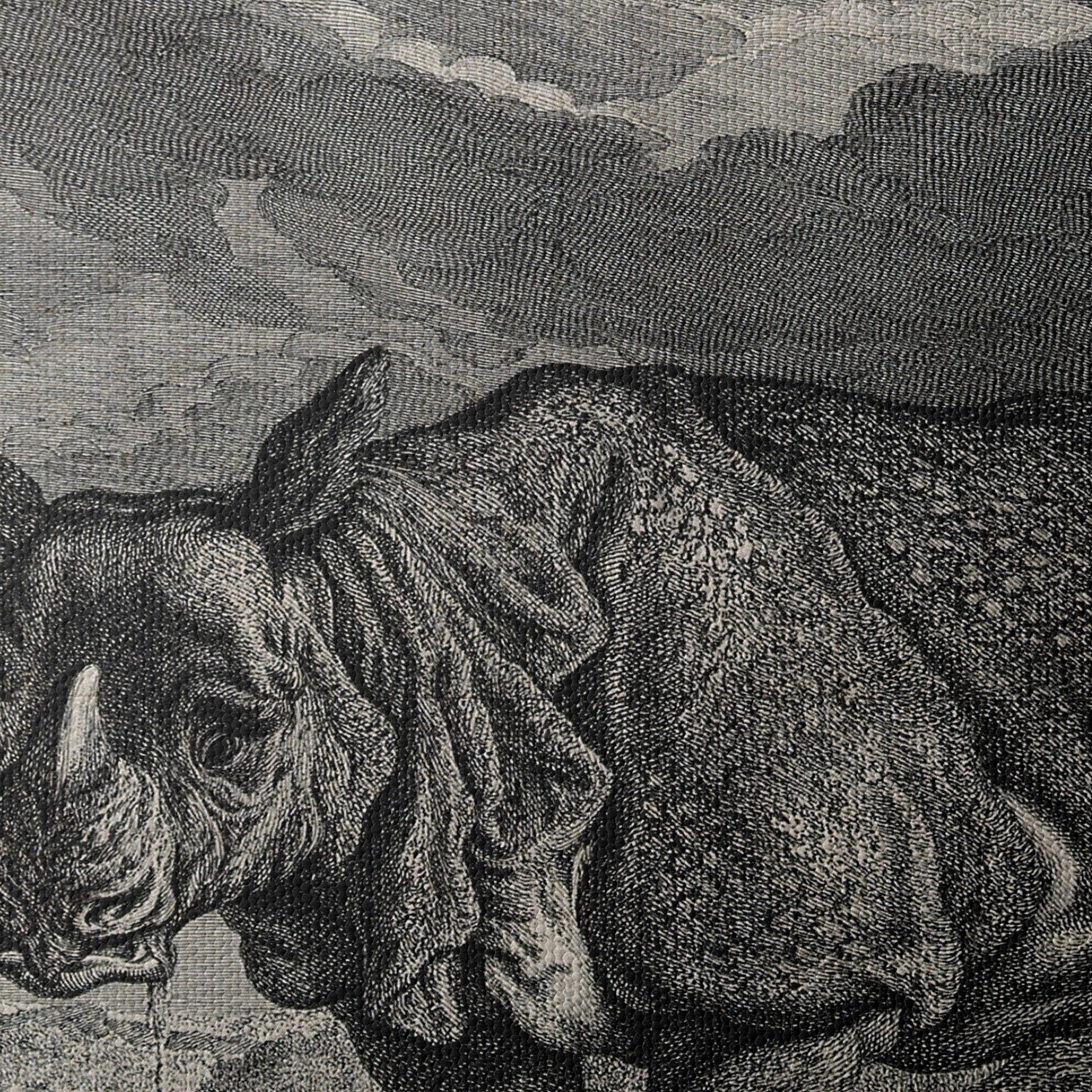 Artistic Representation of a Rhinoceros - Image 4