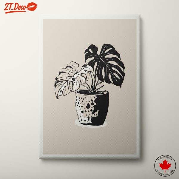 Stylized Botanical Plant Art for Modern Homes