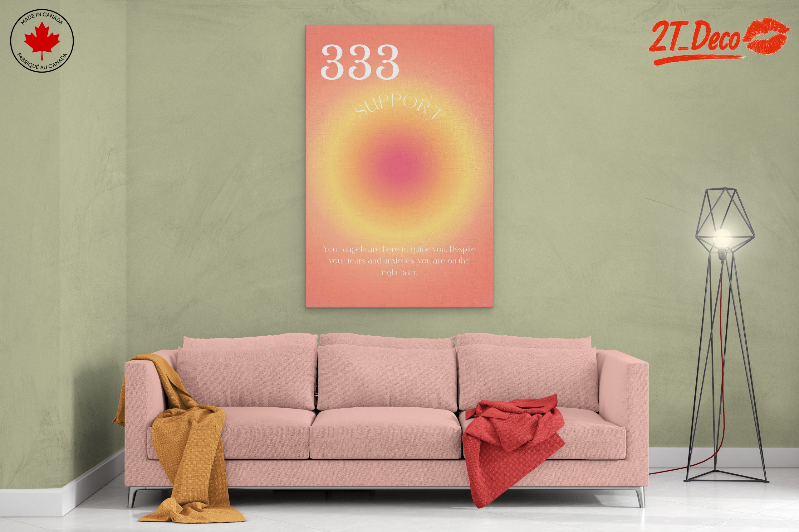 Supportive Spiritual Abstract Art - Image 2