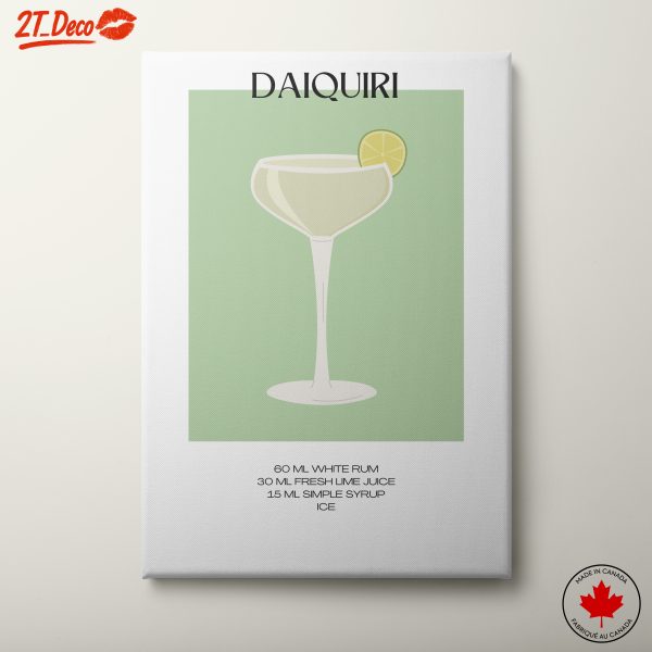 Daiquiri Cocktail Recipe Art