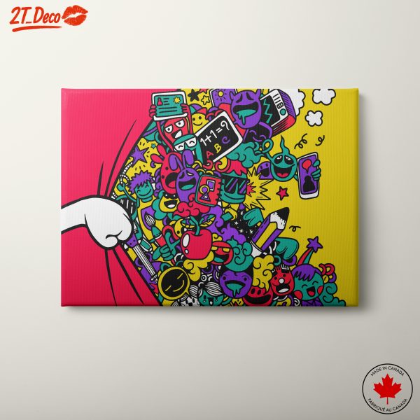 Vibrant Cartoon Character Illustration