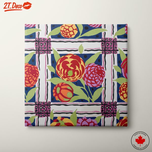 Vibrant Botanical Abstract Artwork 7