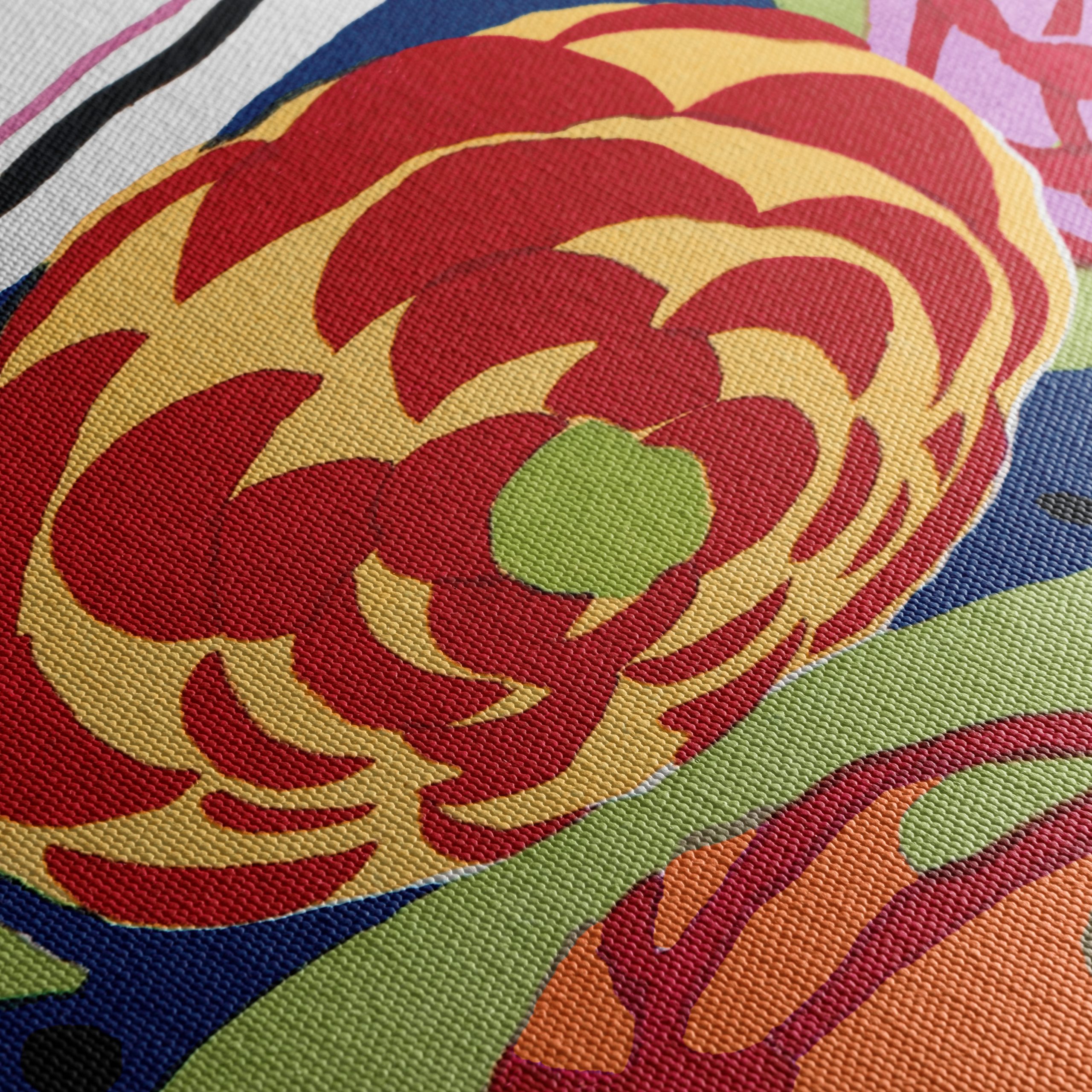 Vibrant Botanical Abstract Artwork 7 - Image 5