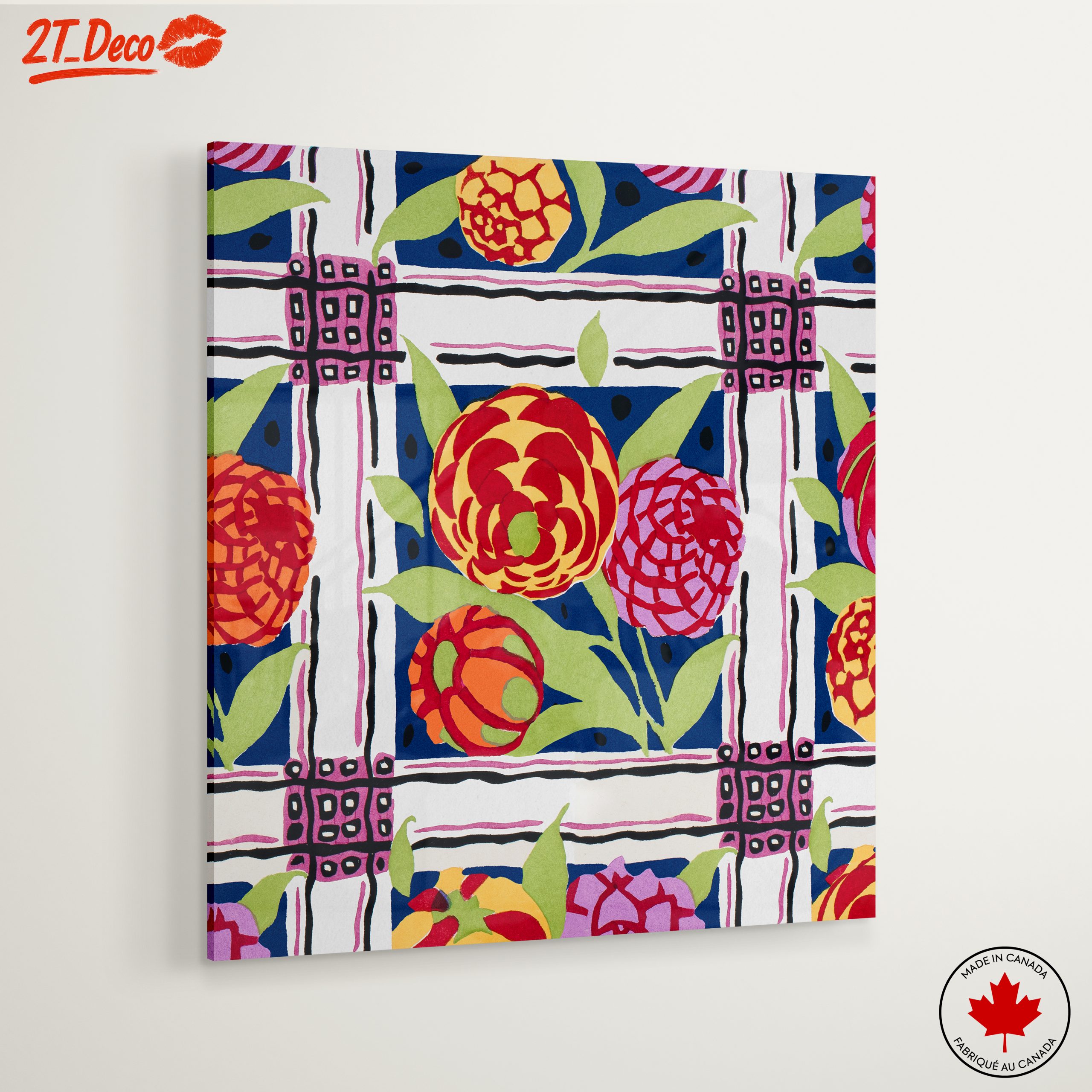 Vibrant Botanical Abstract Artwork 7 - Image 6