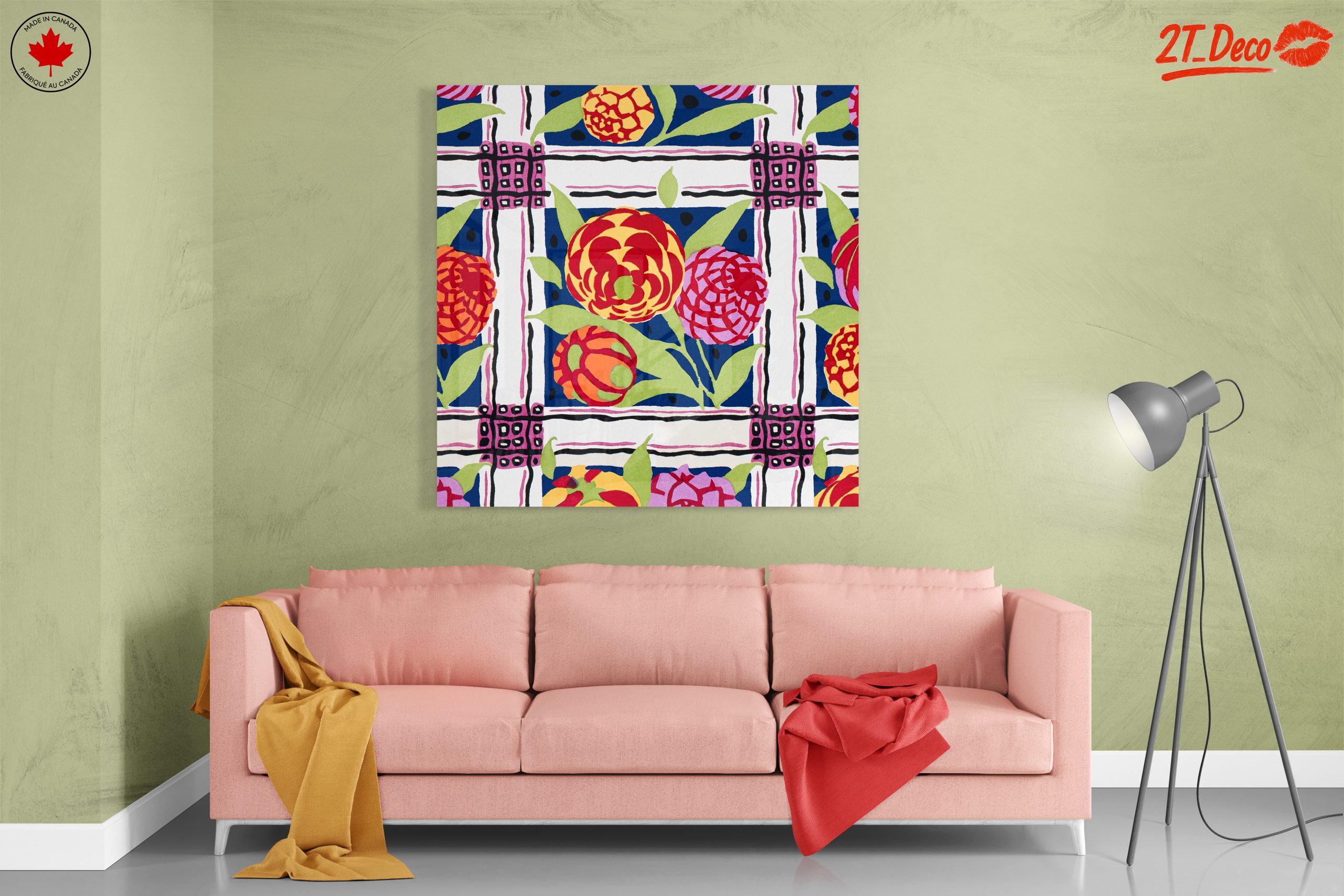 Vibrant Botanical Abstract Artwork 7 - Image 7
