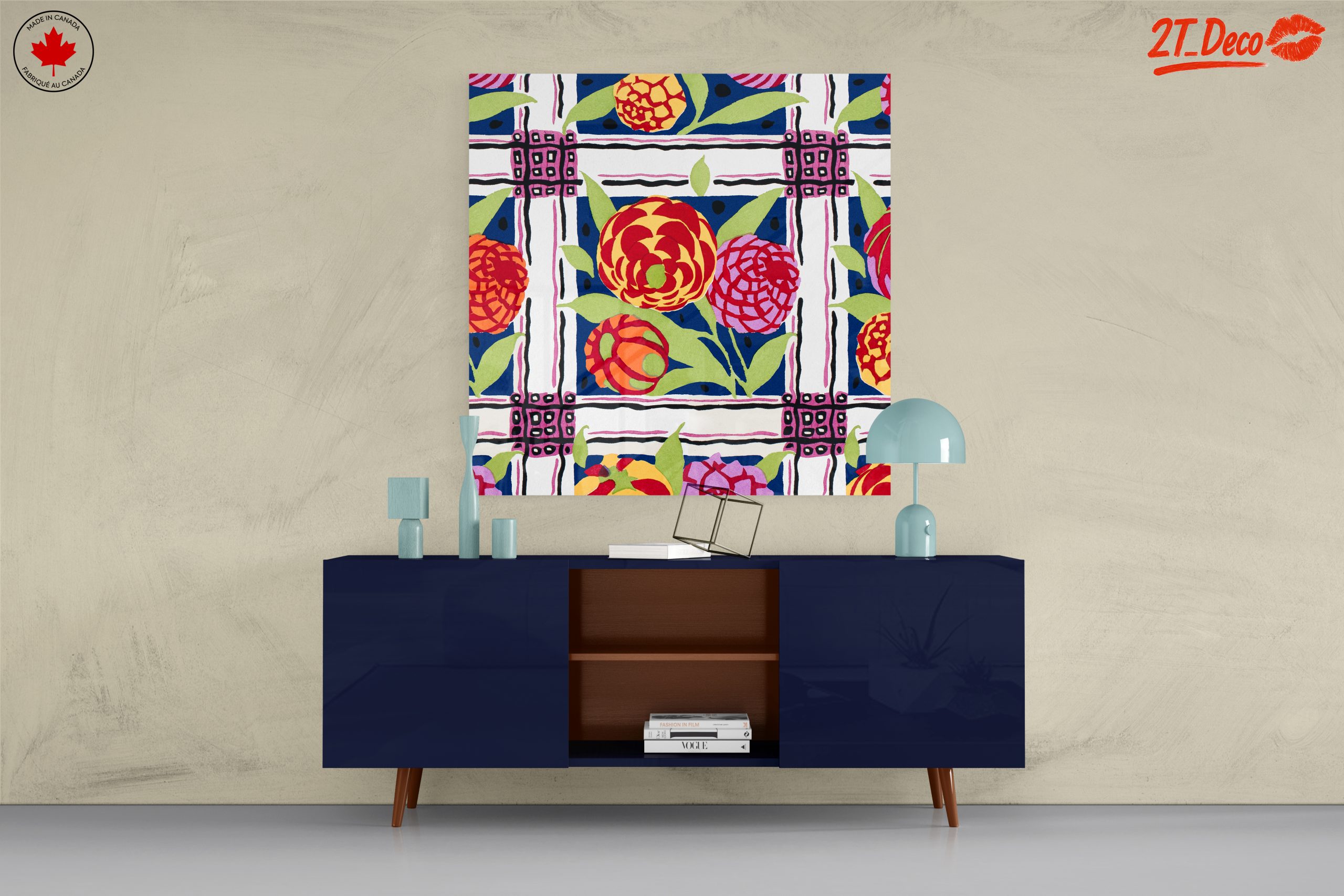 Vibrant Botanical Abstract Artwork 7 - Image 8