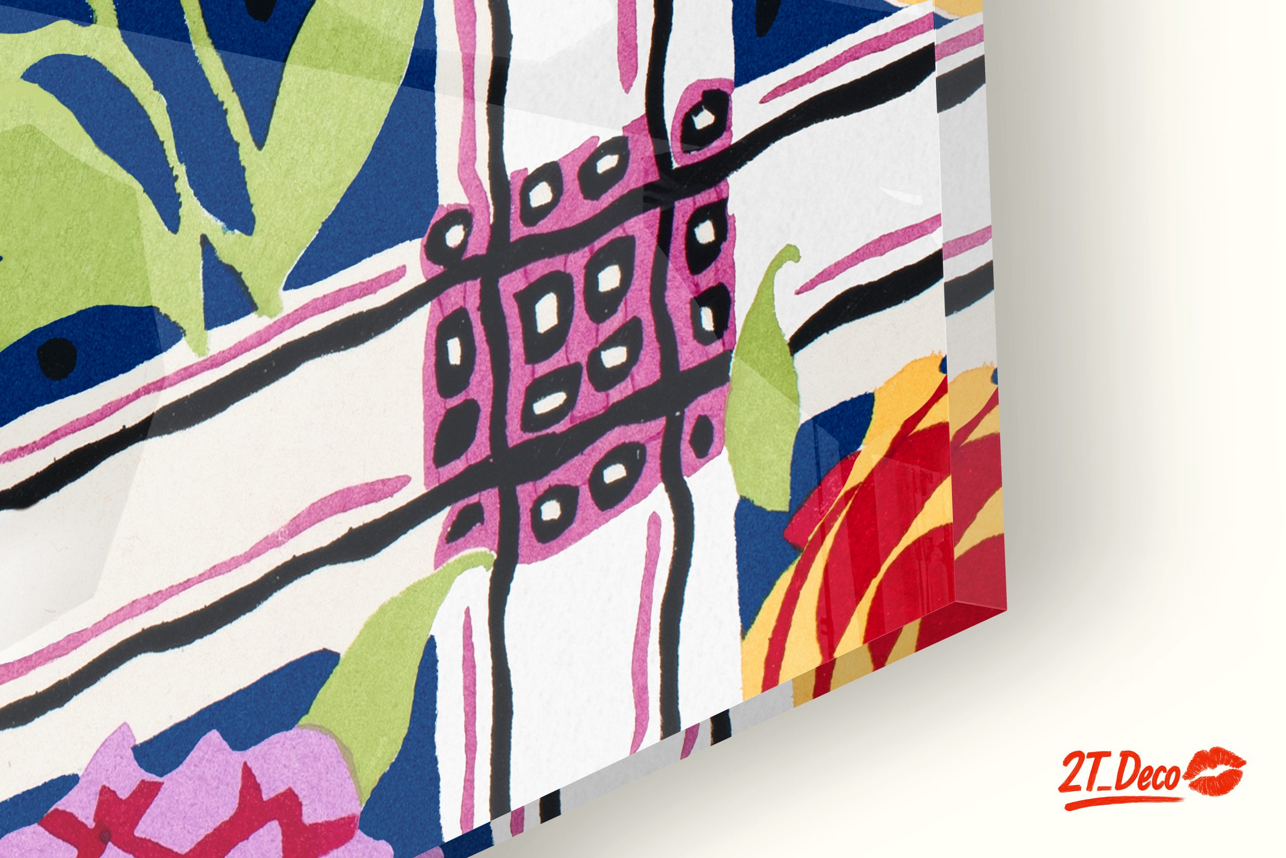 Vibrant Botanical Abstract Artwork 7 - Image 9