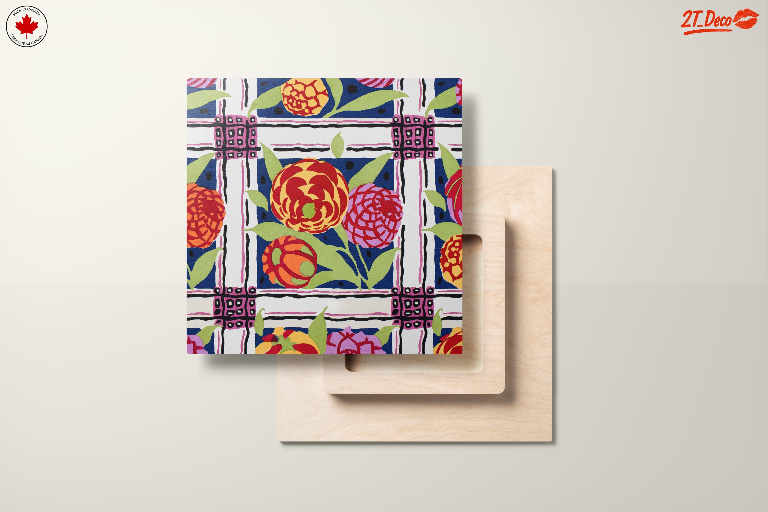 Vibrant Botanical Abstract Artwork 7 - Image 11