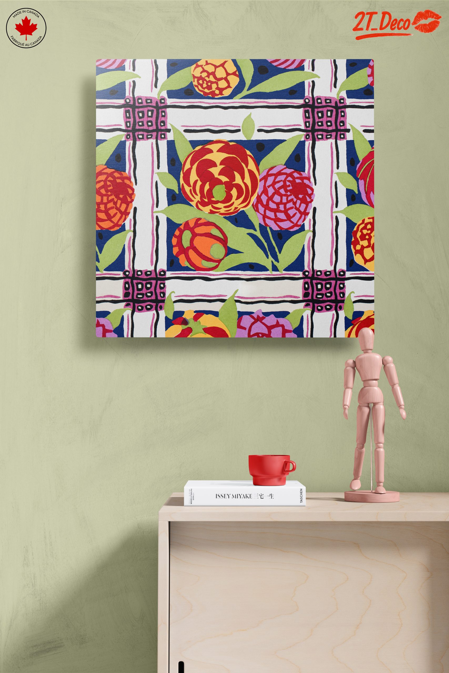 Vibrant Botanical Abstract Artwork 7 - Image 14