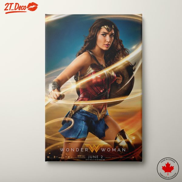 Dynamic Wonder Woman Artwork