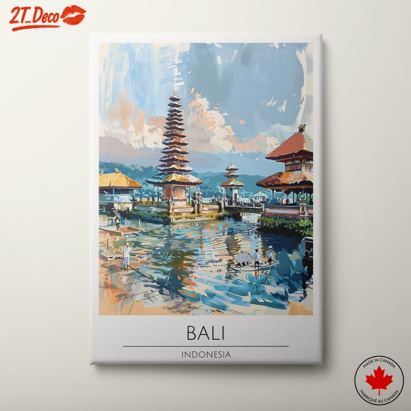 Bali Tropical Landscape Art